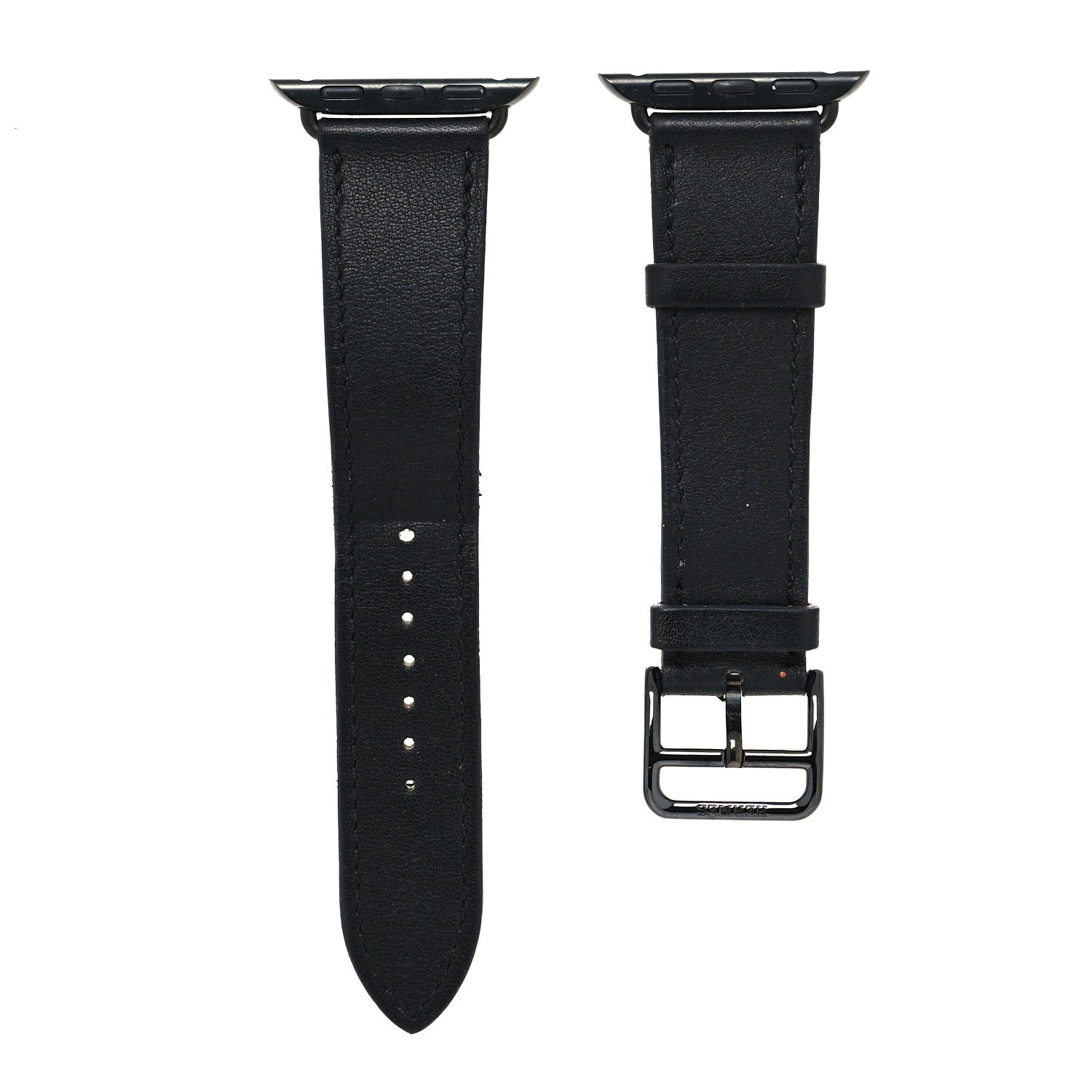 Hermes Swift 40mm Single Tour Apple Watch Strap Black 1214700
