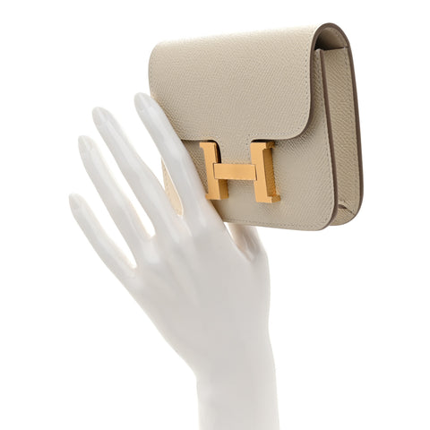 Epsom Constance Slim Wallet Craie