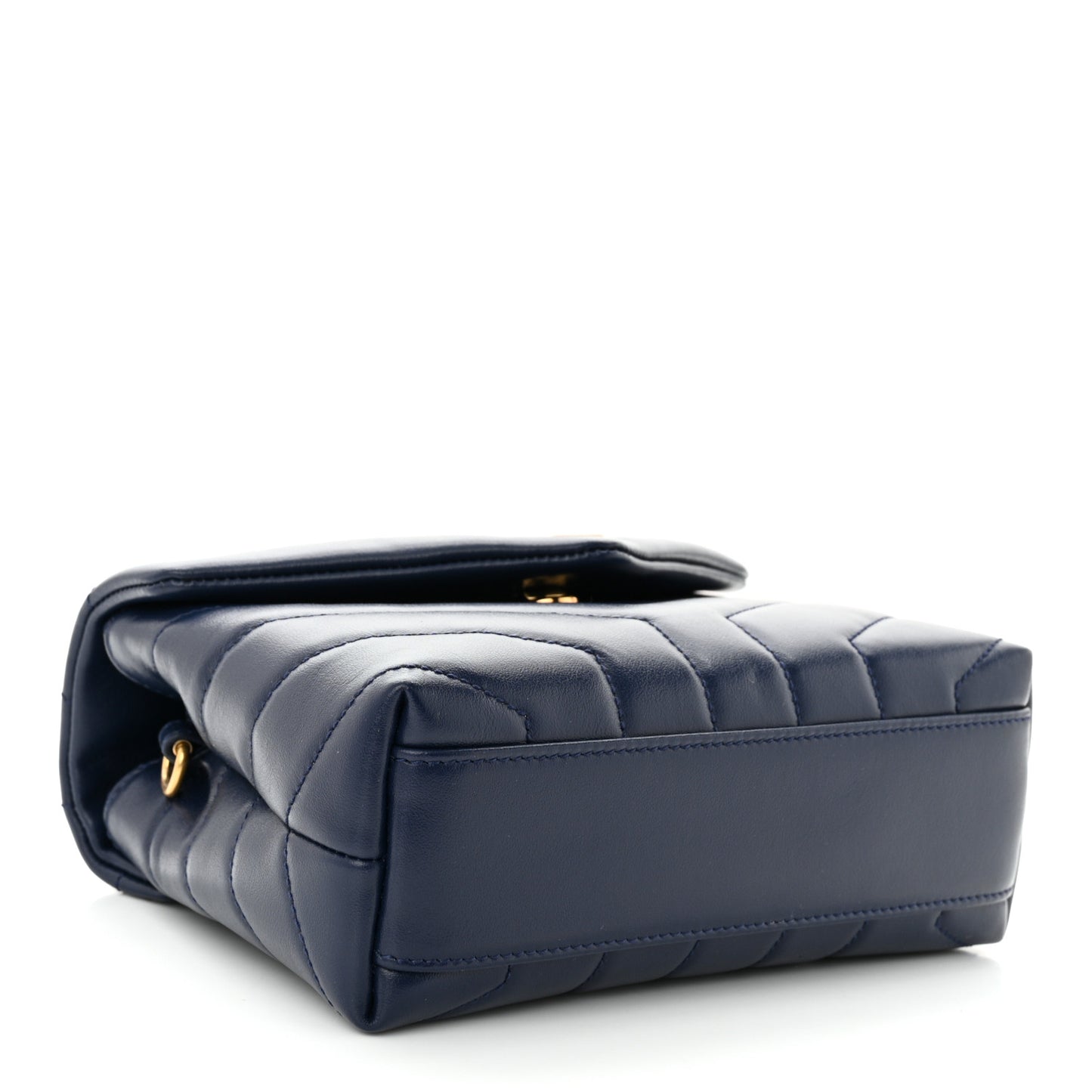 Calfskin Y Quilted Monogram Toy Loulou Crossbody Bag New Cobalt