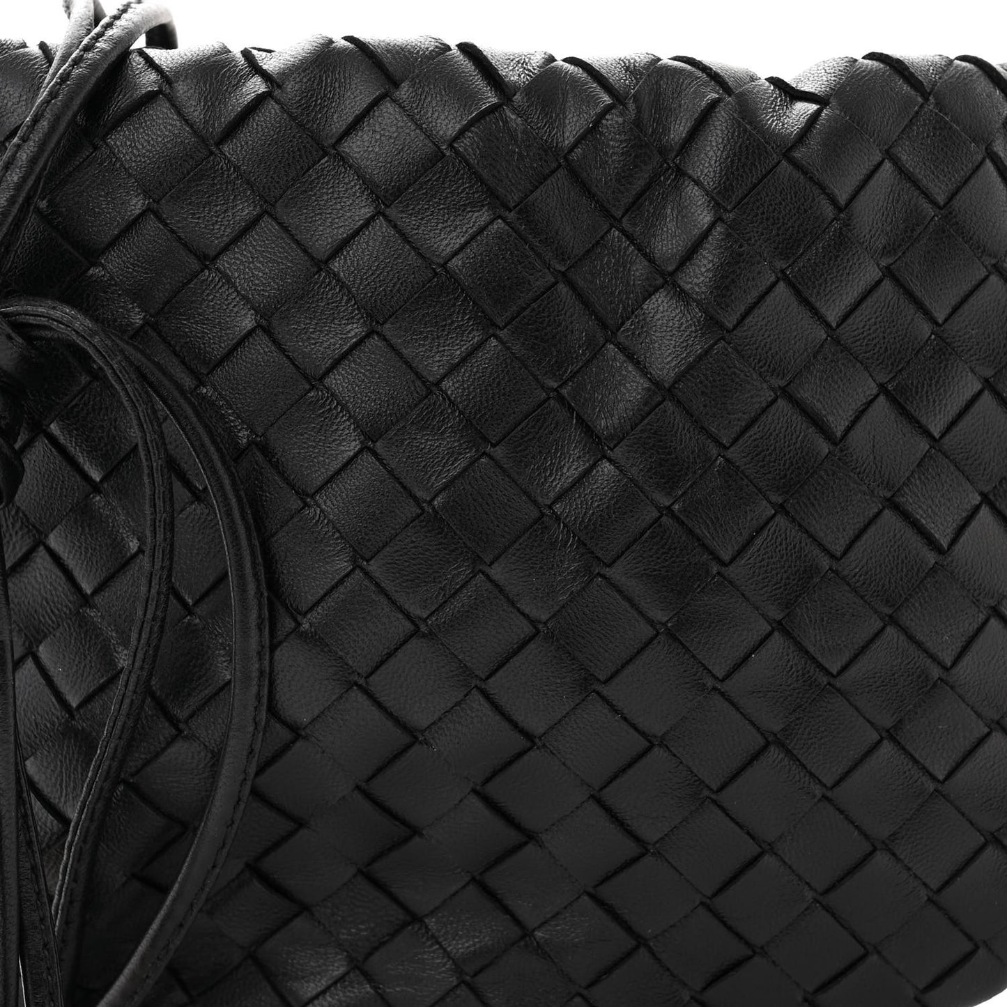 BOTTEGA VENETA Nappa Intrecciato Mini Bulb Black