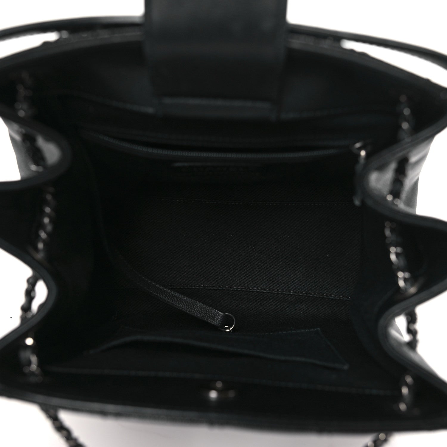 Chanel Caviar Quilted Medium CC Bucket Bag Black 5 of 16