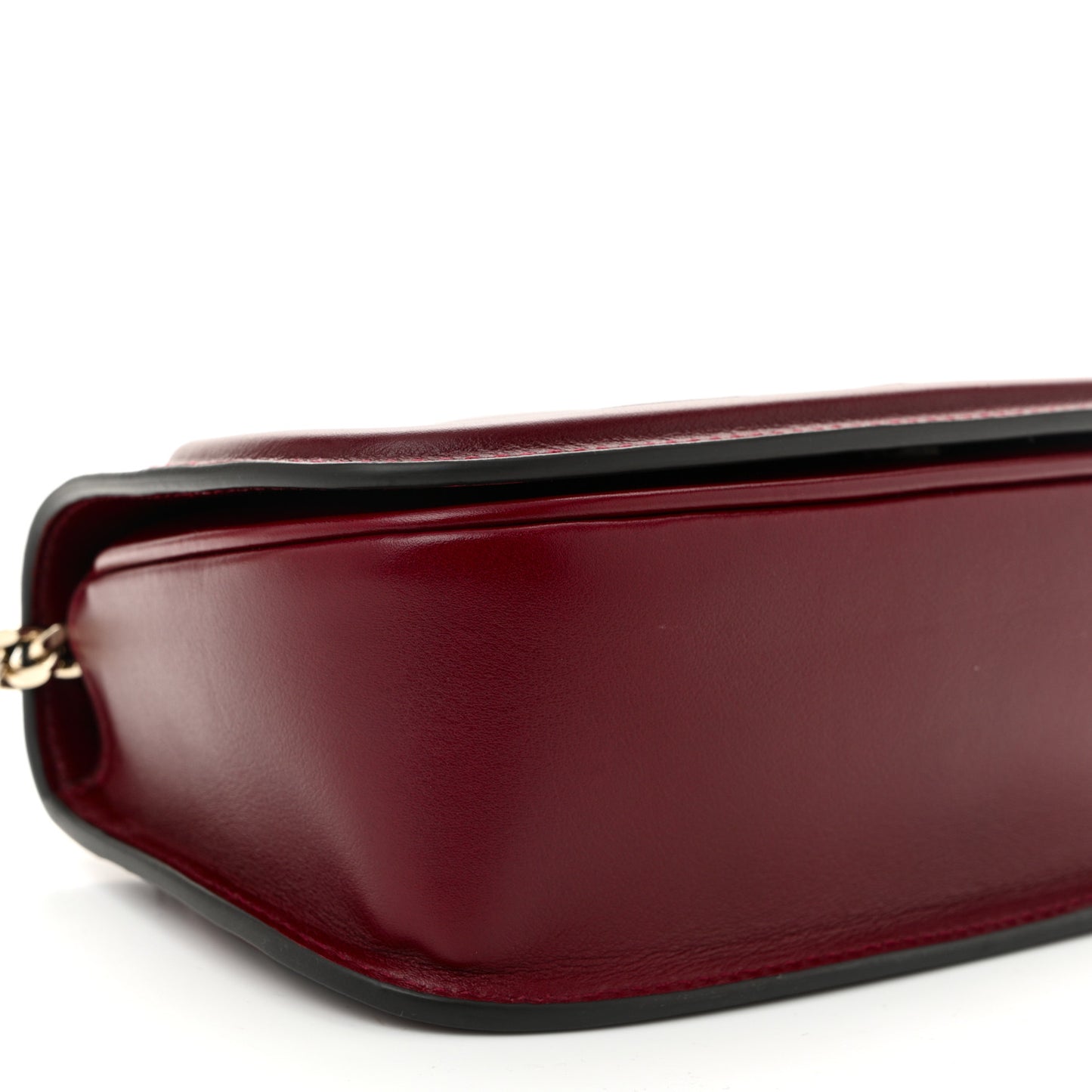 Calfskin Blondie Small Shoulder Bag Dark Red
