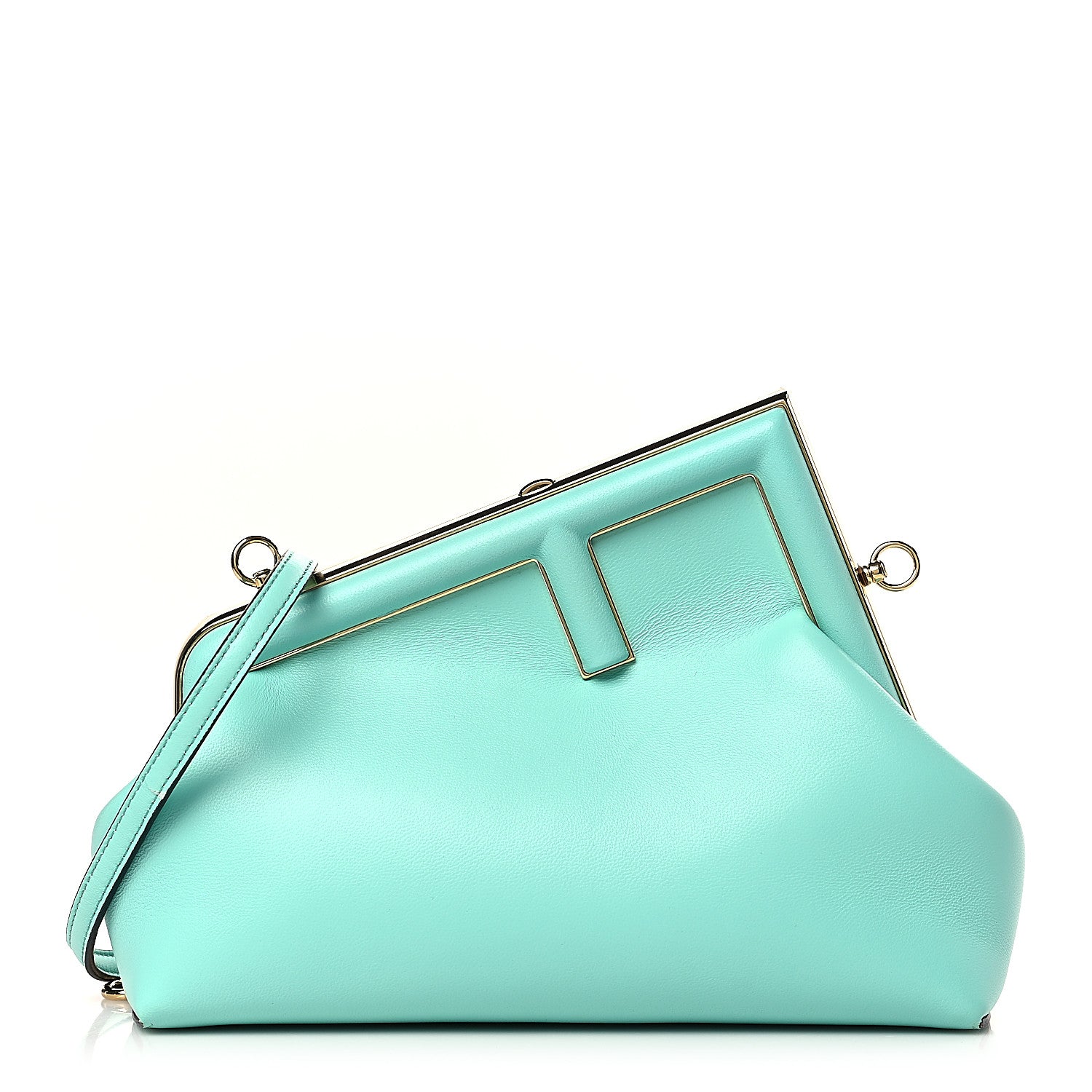 Fendi Shiny Nappa Small Fendi First Spring Turquoise 1334489