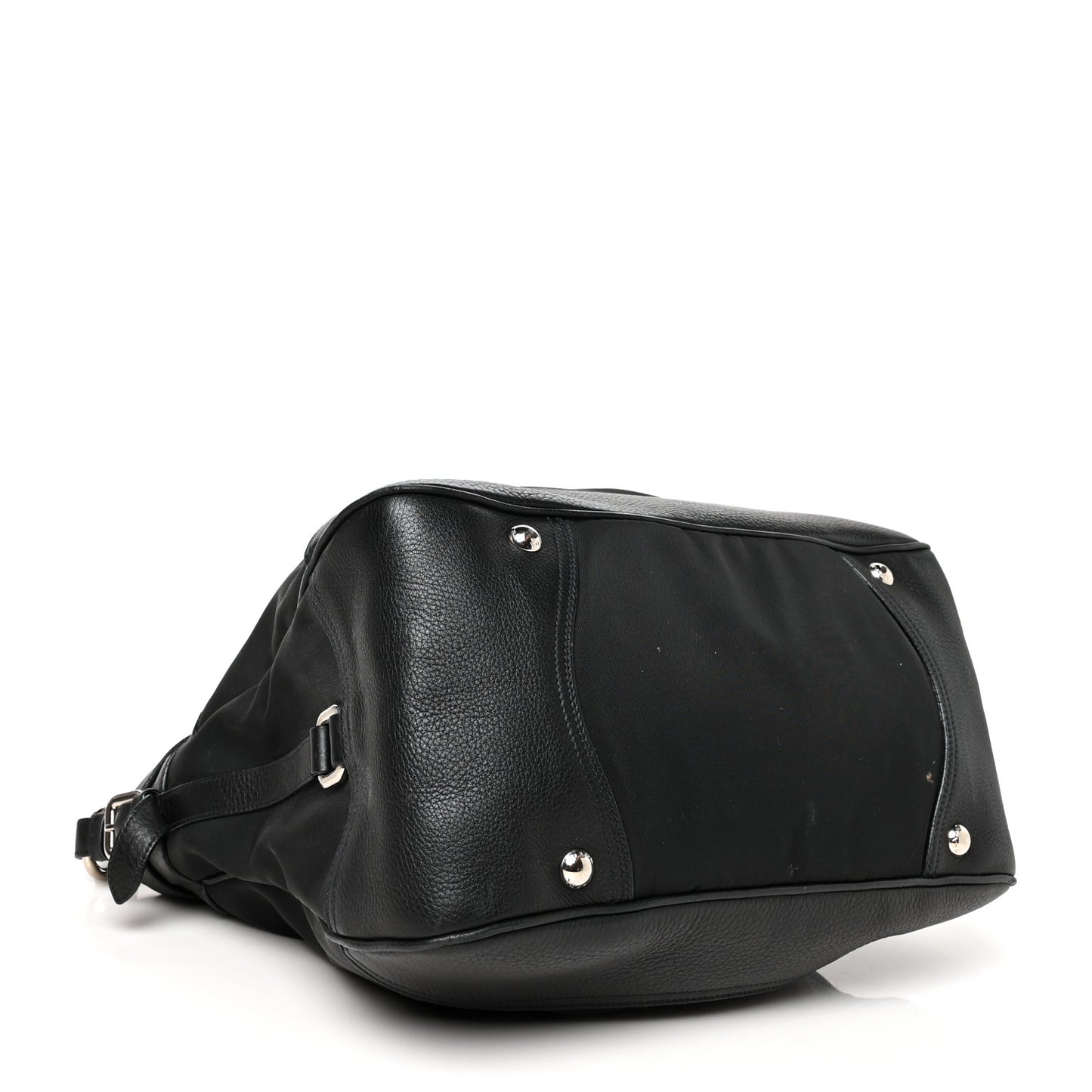 Nylon Vela Bucket Bag Black