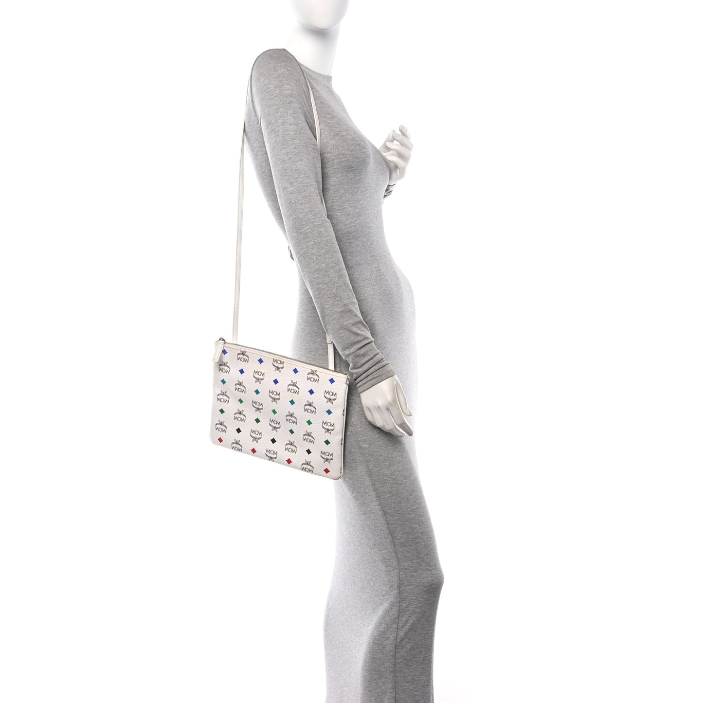 Skyoptic Visetos Crossbody Pouch Spectrum Diamond White