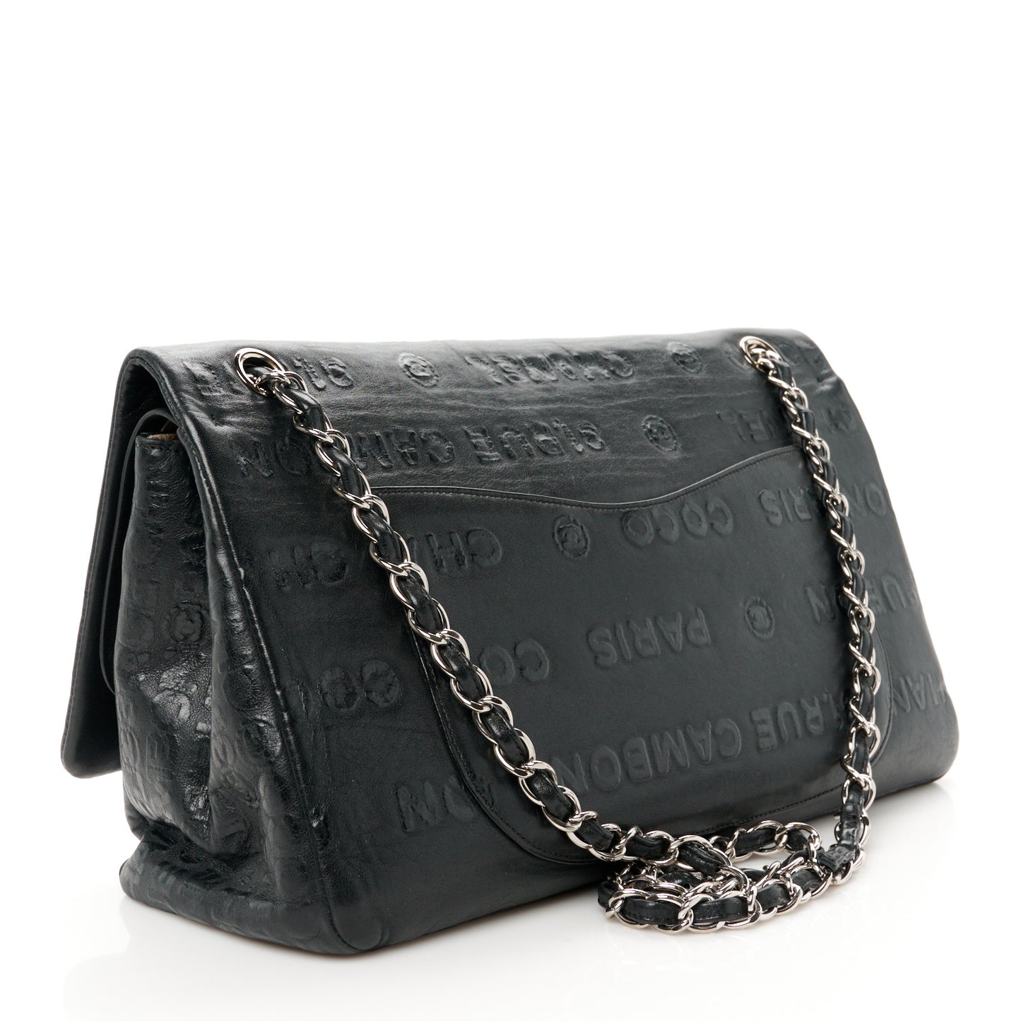 Calfskin Unlimited Jumbo Double Flap Black