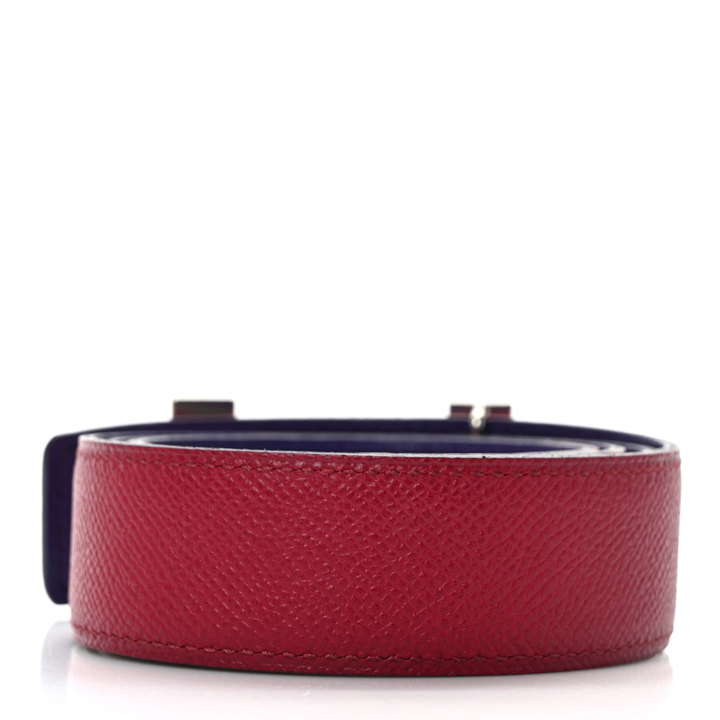 Swift Epsom 32mm Enamel Quizz H Belt 85 34 Rubis Iris
