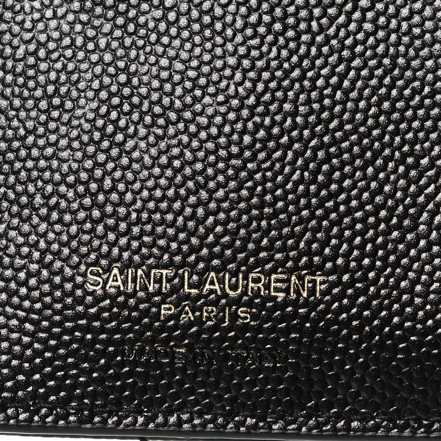 Grain De Poudre Matelasse Chevron Monogram Zipped Card Case Black