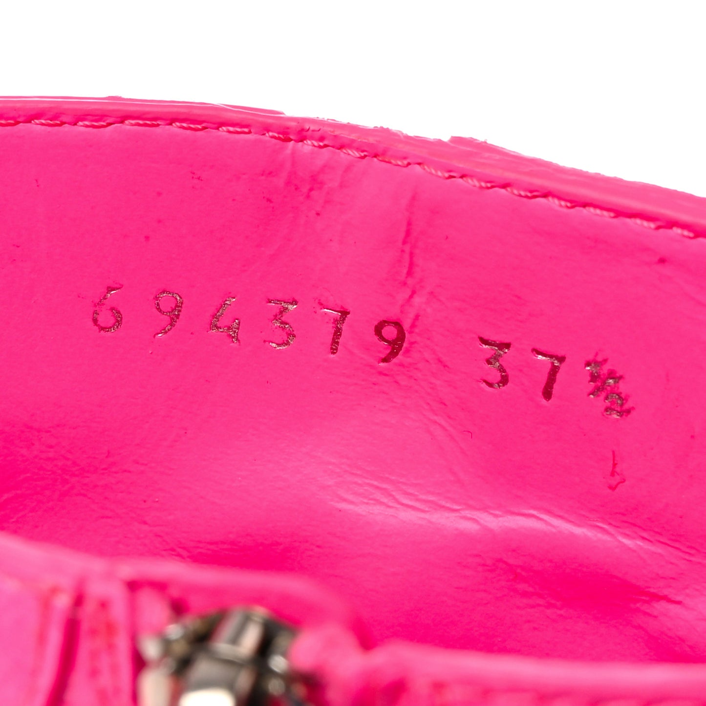 Agneau Arena Cagole 90mm Ankle Boots 37.5 Fluo Pink