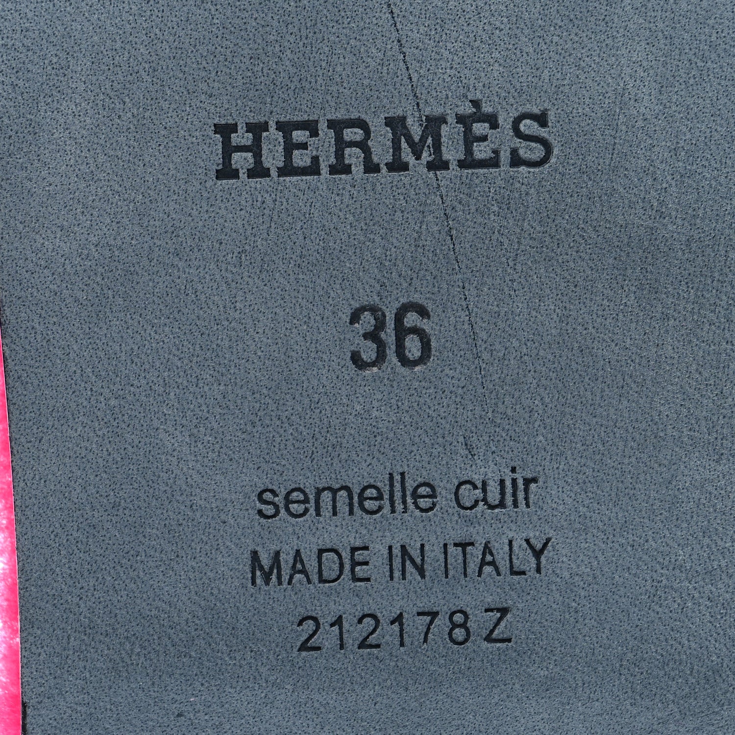 Hermes Woolskin Oran Sandals 36 Rose Fuchsia 7 of 8