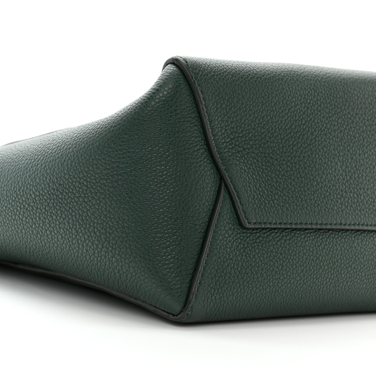 Soft Grained Calfskin Small Sangle Bucket Bag Amazone