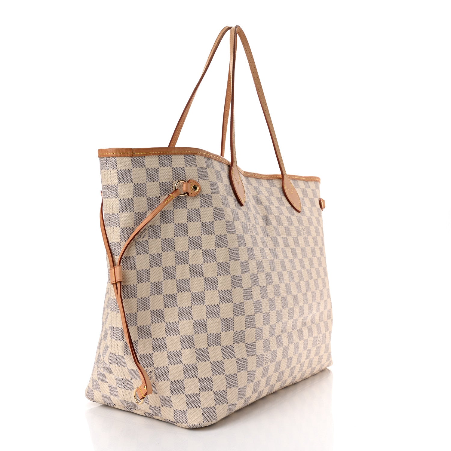 Louis Vuitton Damier Azur Neo Neverfull GM Rose Ballerine 4 of 11