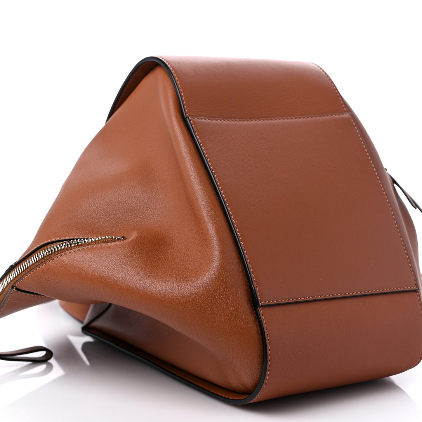 Calfskin Small Hammock Shoulder Bag Tan