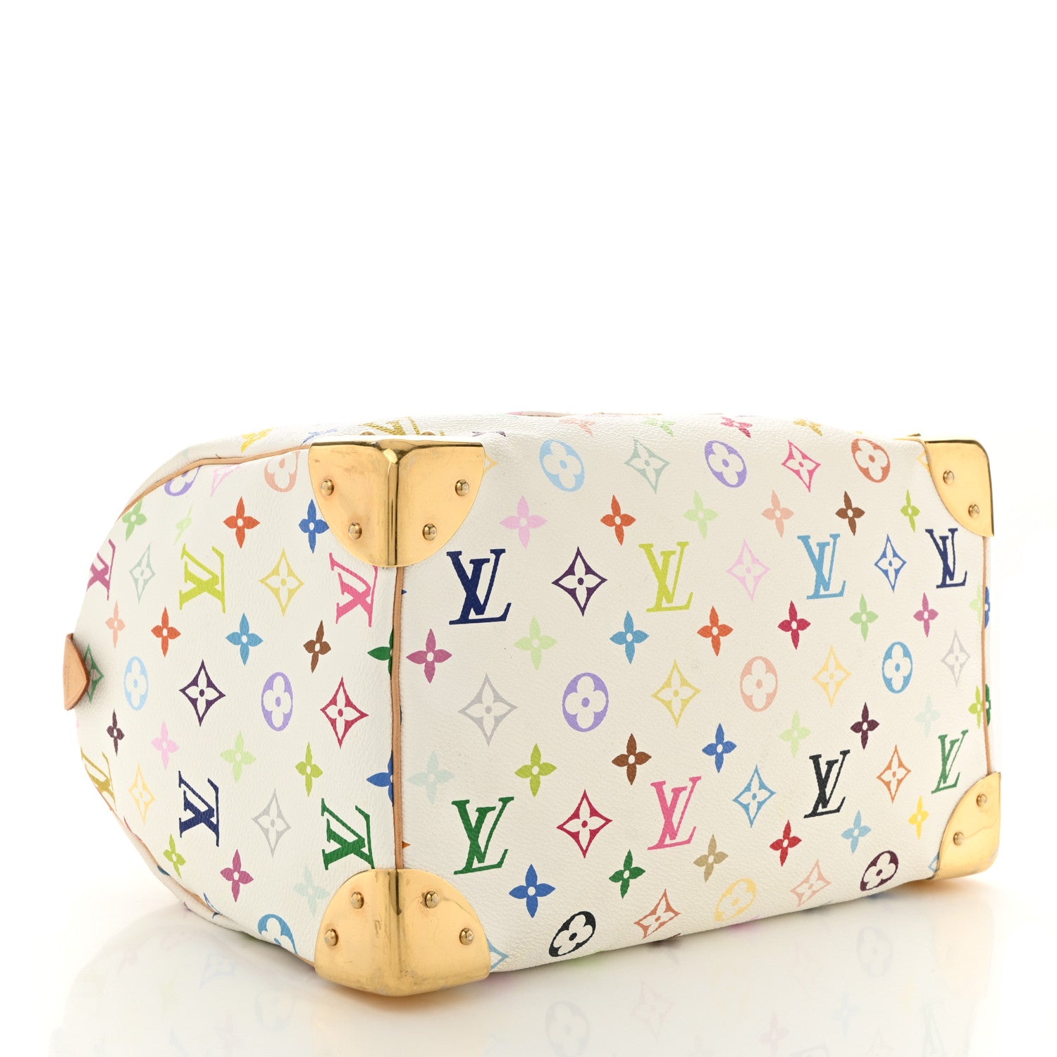 Louis Vuitton Monogram Multicolor Speedy 30 White 4 of 9