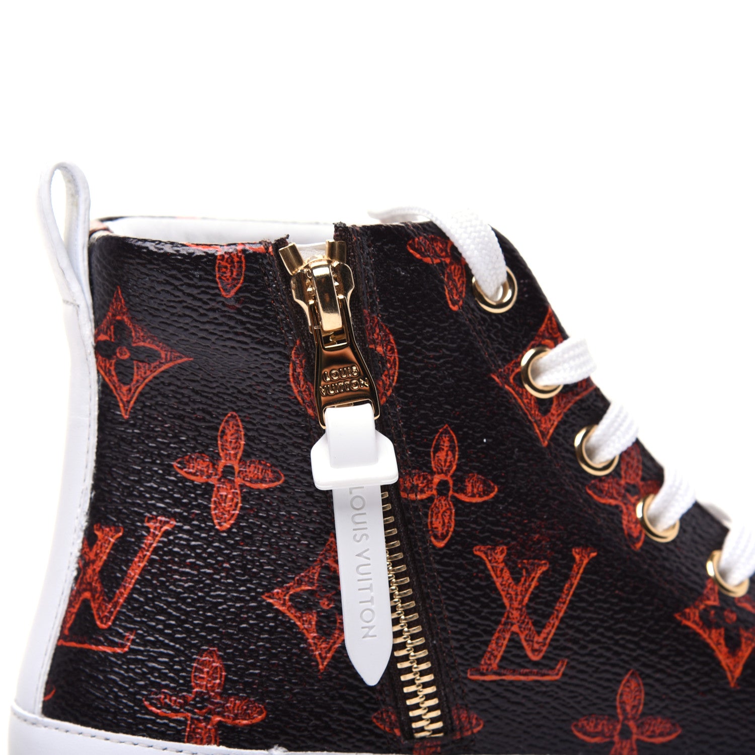 Louis Vuitton Catogram Stellar Sneaker Boots 35 Marron 11 of 14