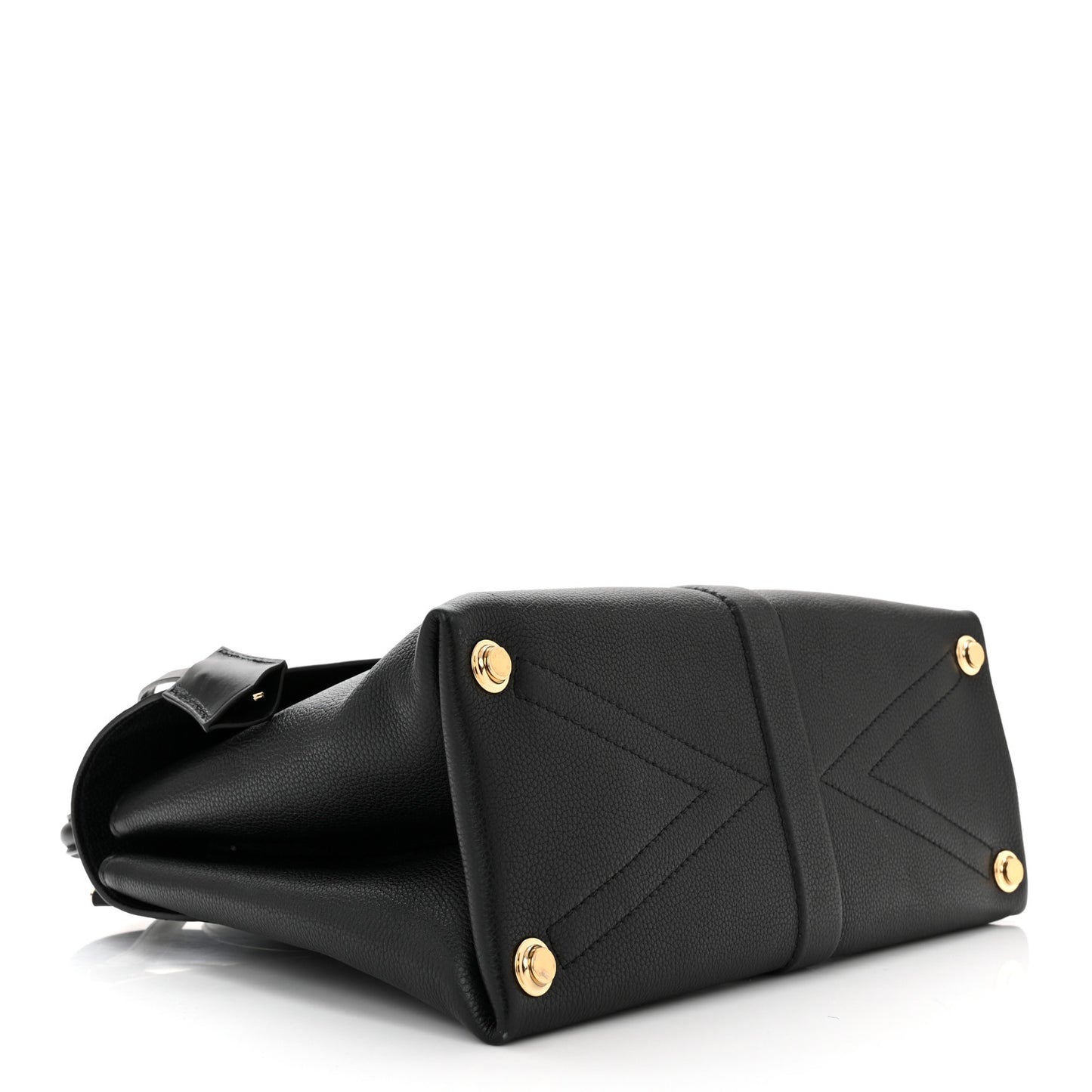 Grained Smooth Calfskin Rose Des Vents MM Black