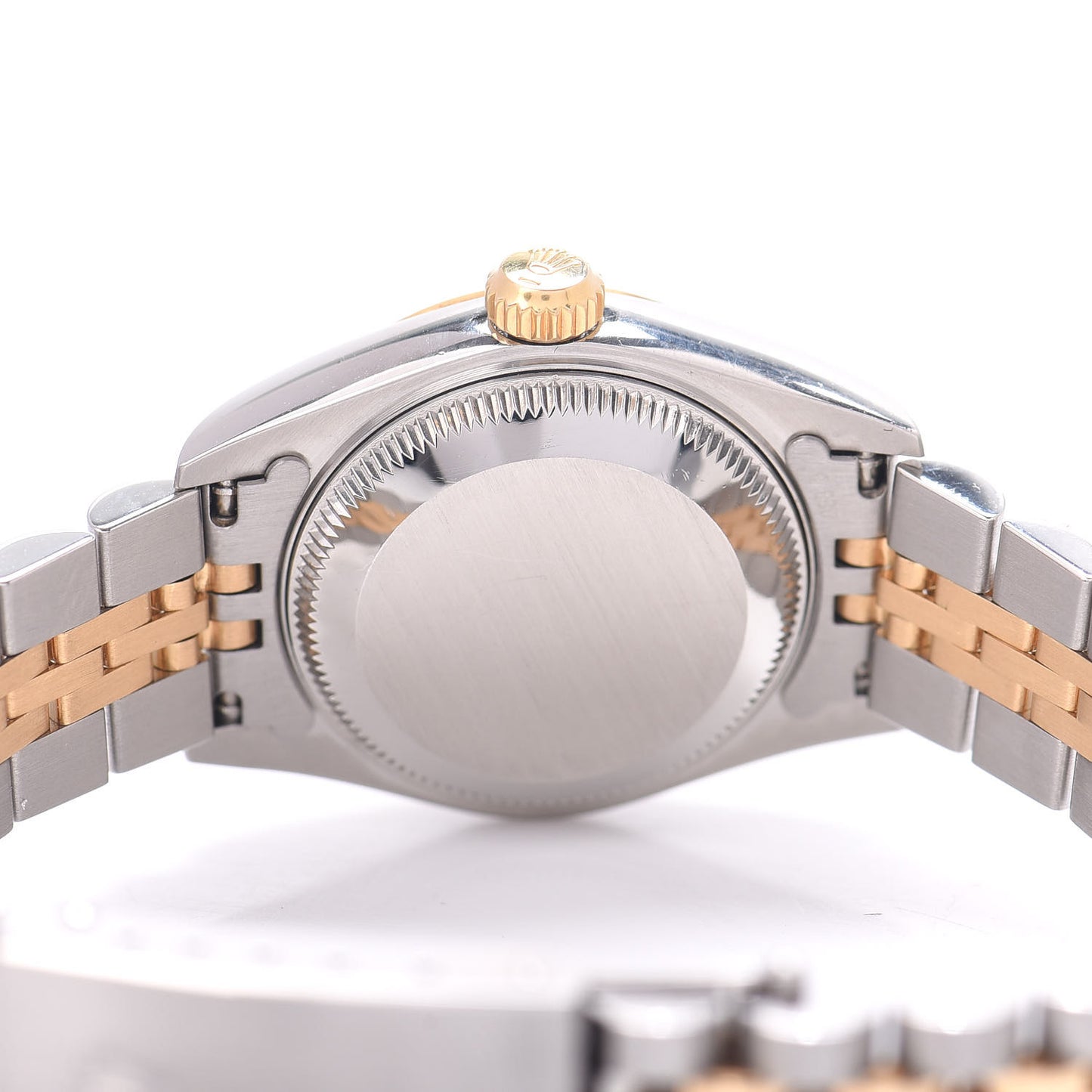 Stainless Steel 18K Yellow Gold Diamond 26mm Oyster Perpetual Datejust Watch Champagne 79173