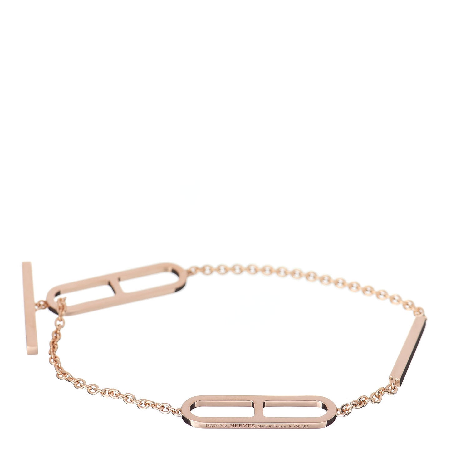 18K Rose Gold PM Ever Chaine D'Ancre Bracelet SH