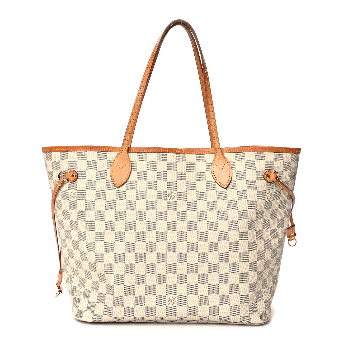 Damier Azur Neo Neverfull MM Rose Ballerine