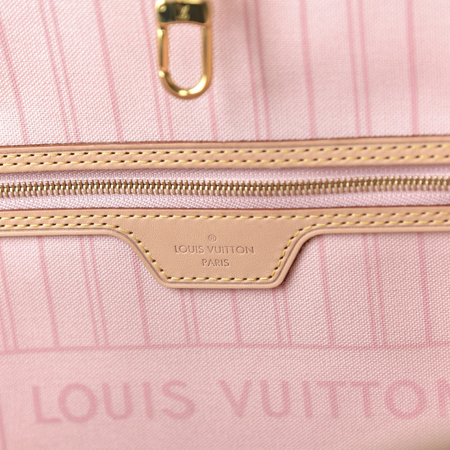 Louis Vuitton Damier Azur Neo Neverfull MM Rose Ballerine 7 of 12