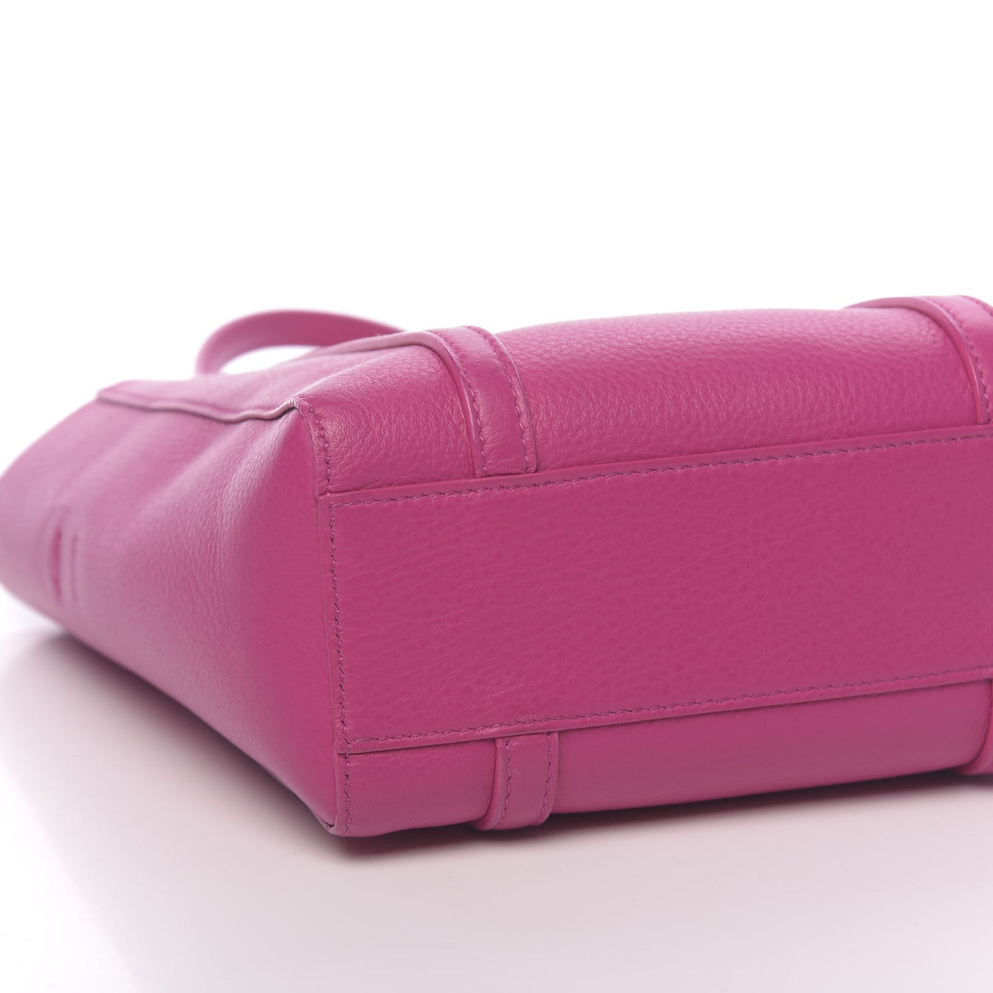 Calfskin XXS Everyday Tote Rose Magenta Black