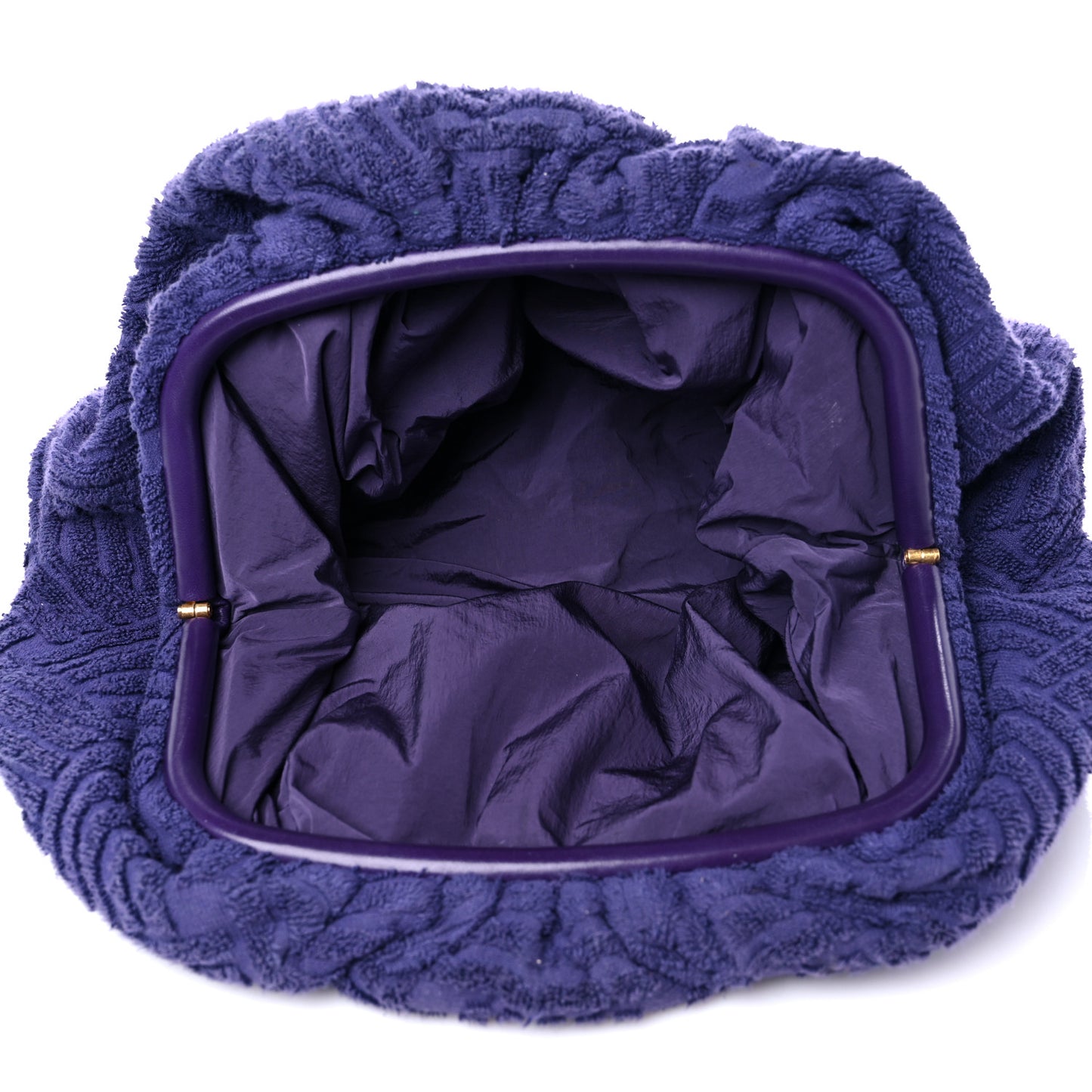 Sponge Fabric The Pouch Clutch Purple