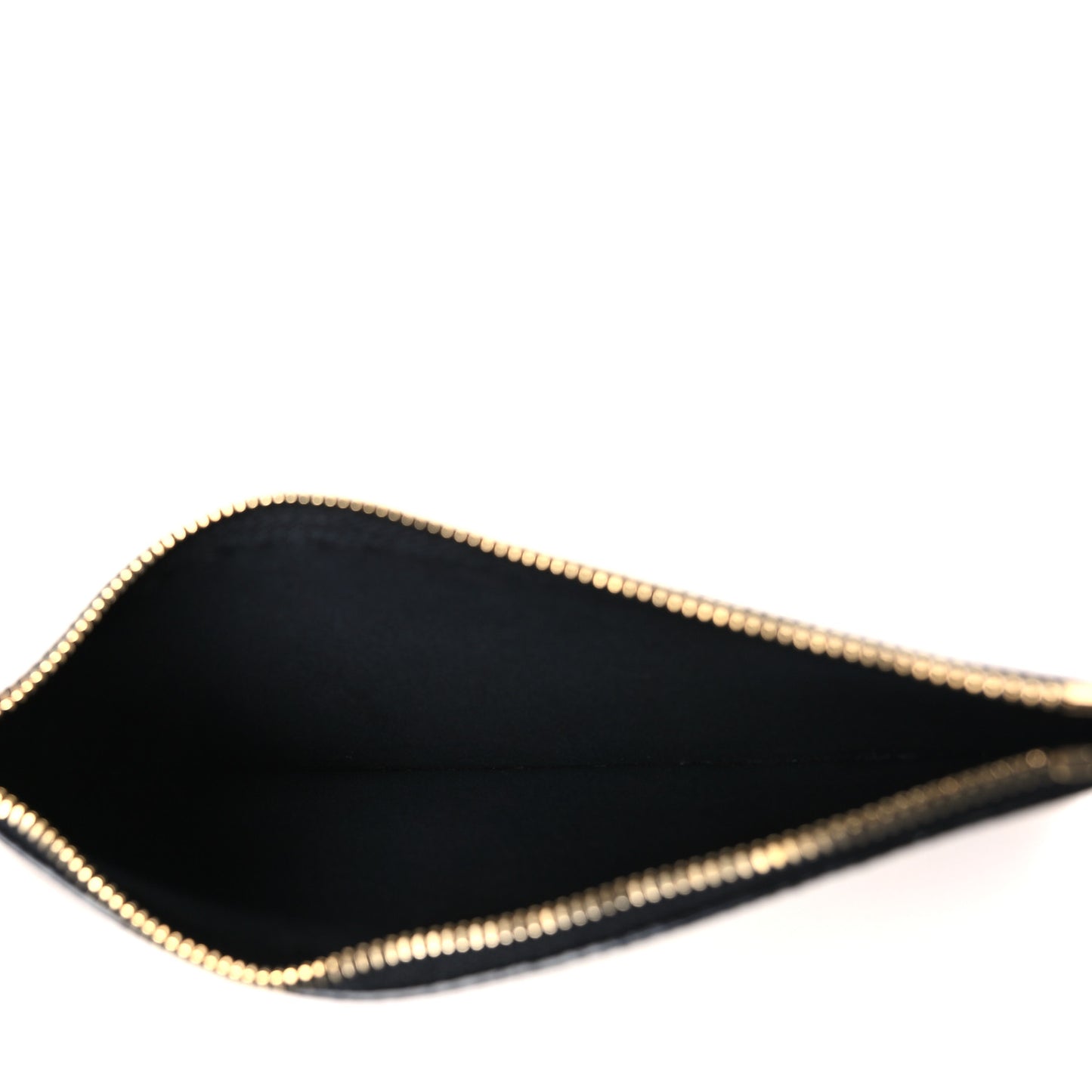 Calfskin North-South Shopping Tote Pouch Black