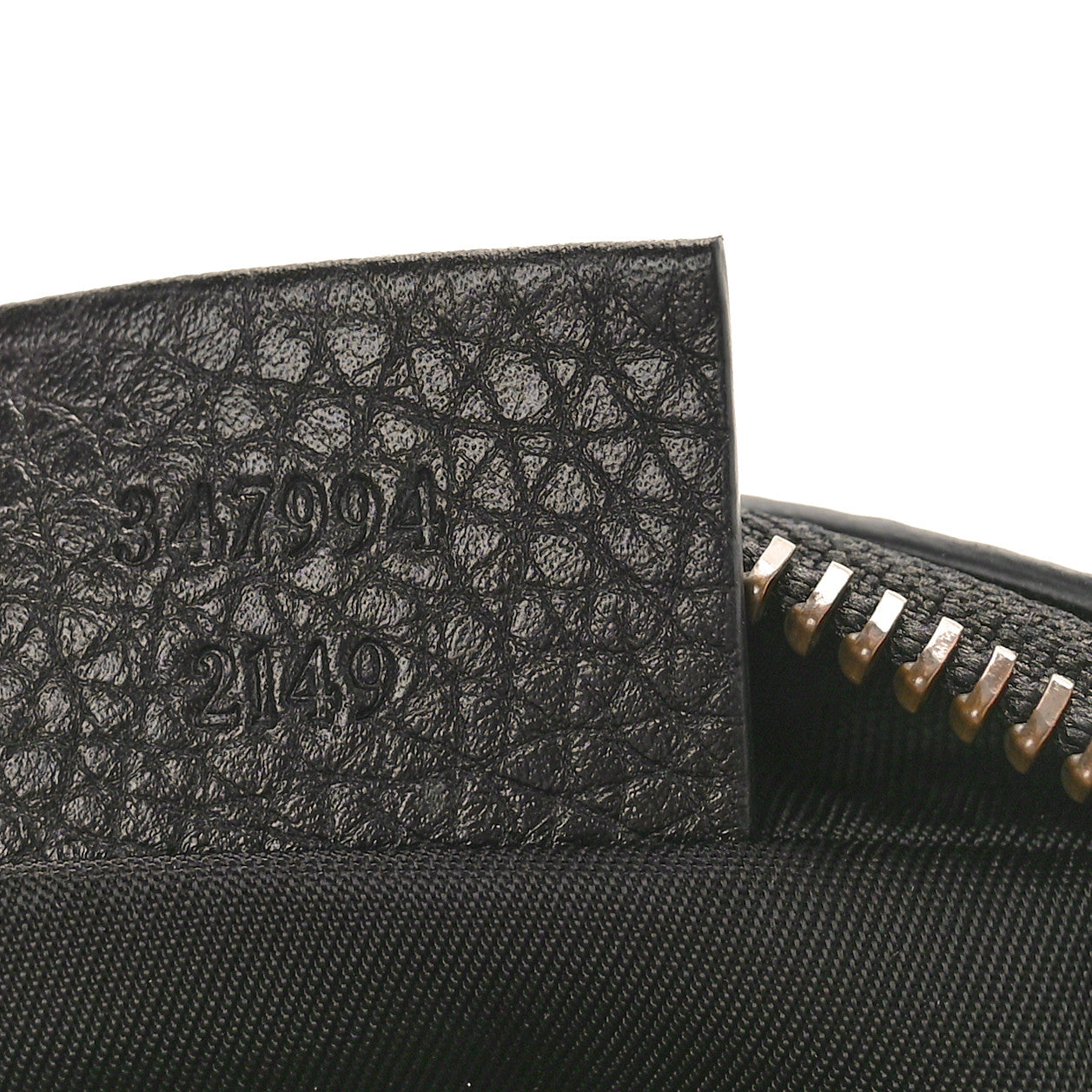 Pebbled Calfskin Mini Soho Disco Bag Black