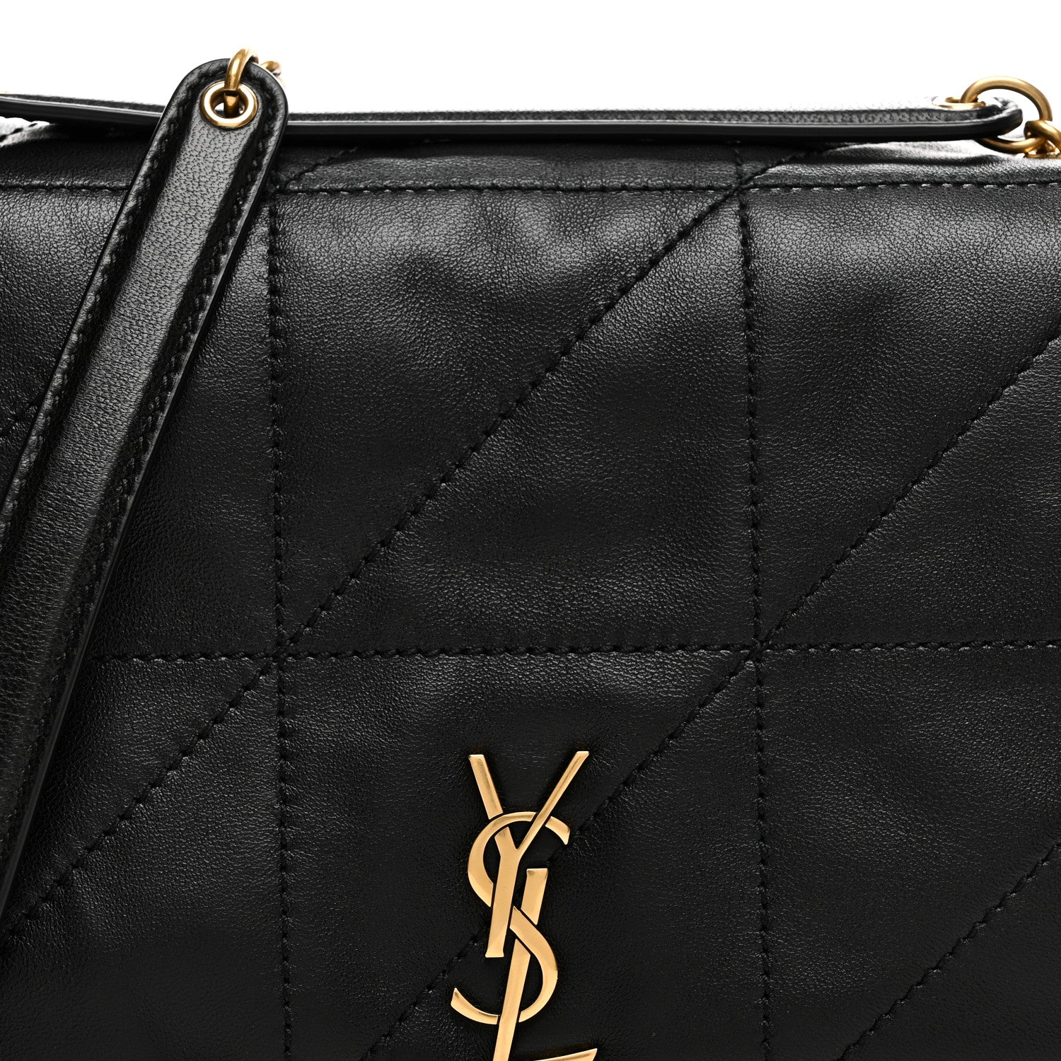 Saint Laurent Lambskin Matelasse Monogram Mini Jamie 4.3 Black 8 of 10