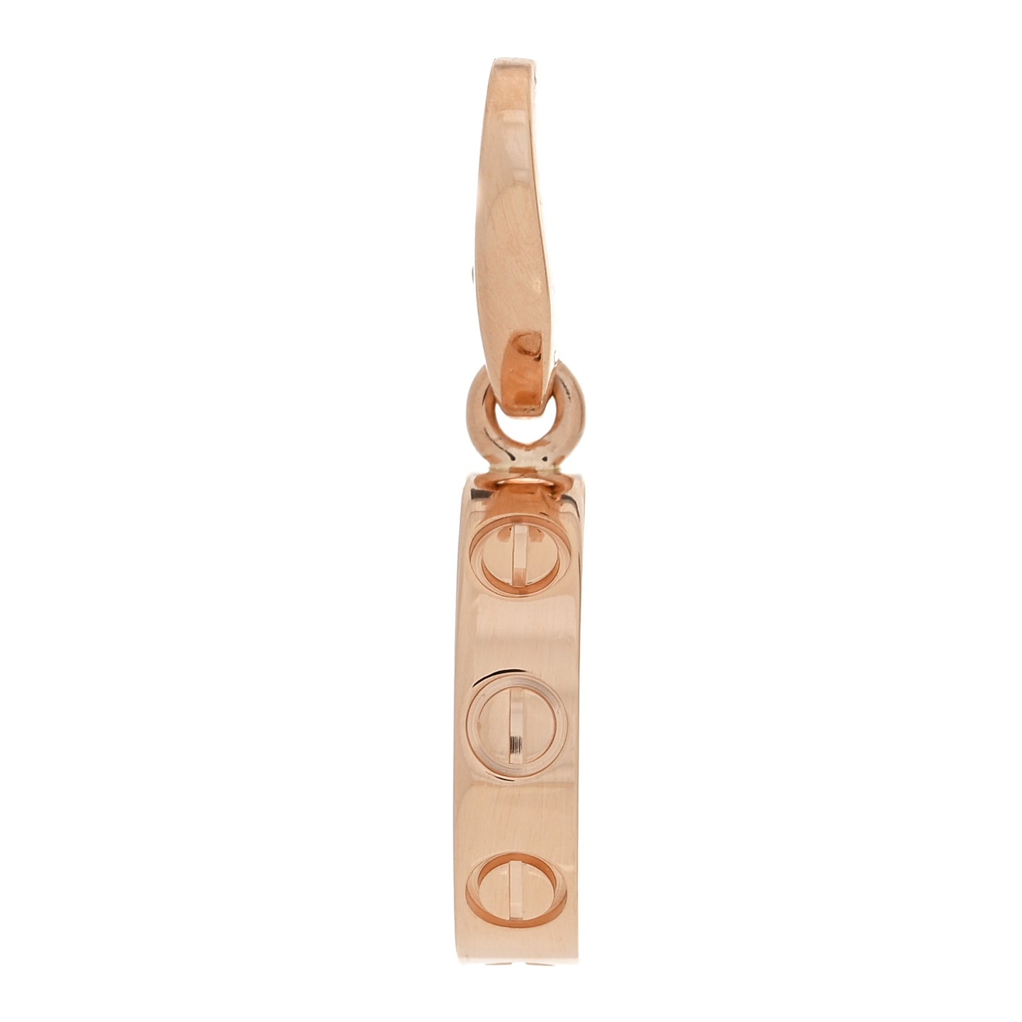 18K Pink Gold LOVE Ring Charm