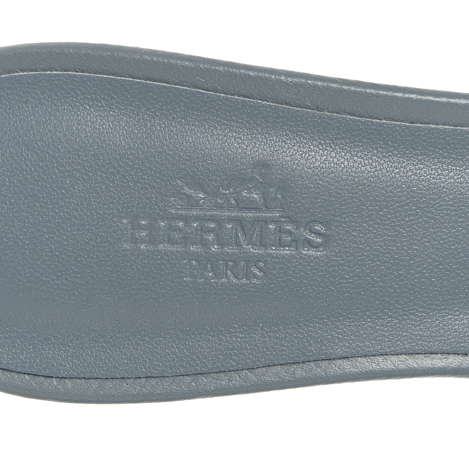 Hermes Epsom Oasis Sandals 35 Gris Antarctique 9 of 10