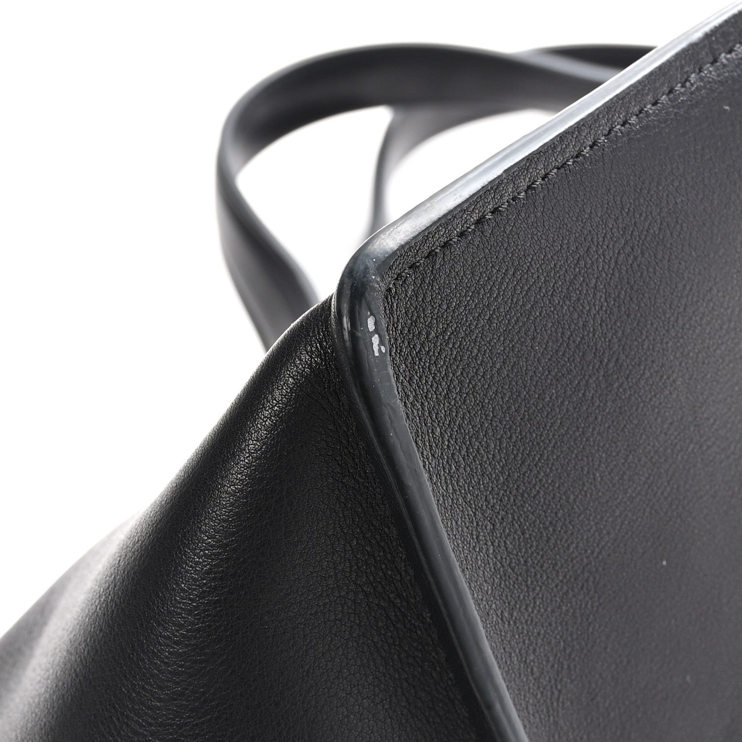 The Row Polished Saddle Calfskin Idaho Top Handle Black 10 of 11