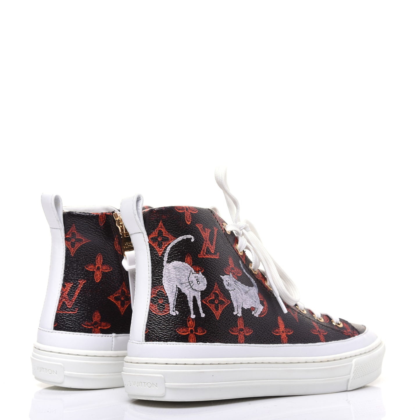 Catogram Stellar Sneaker Boots 35 Marron