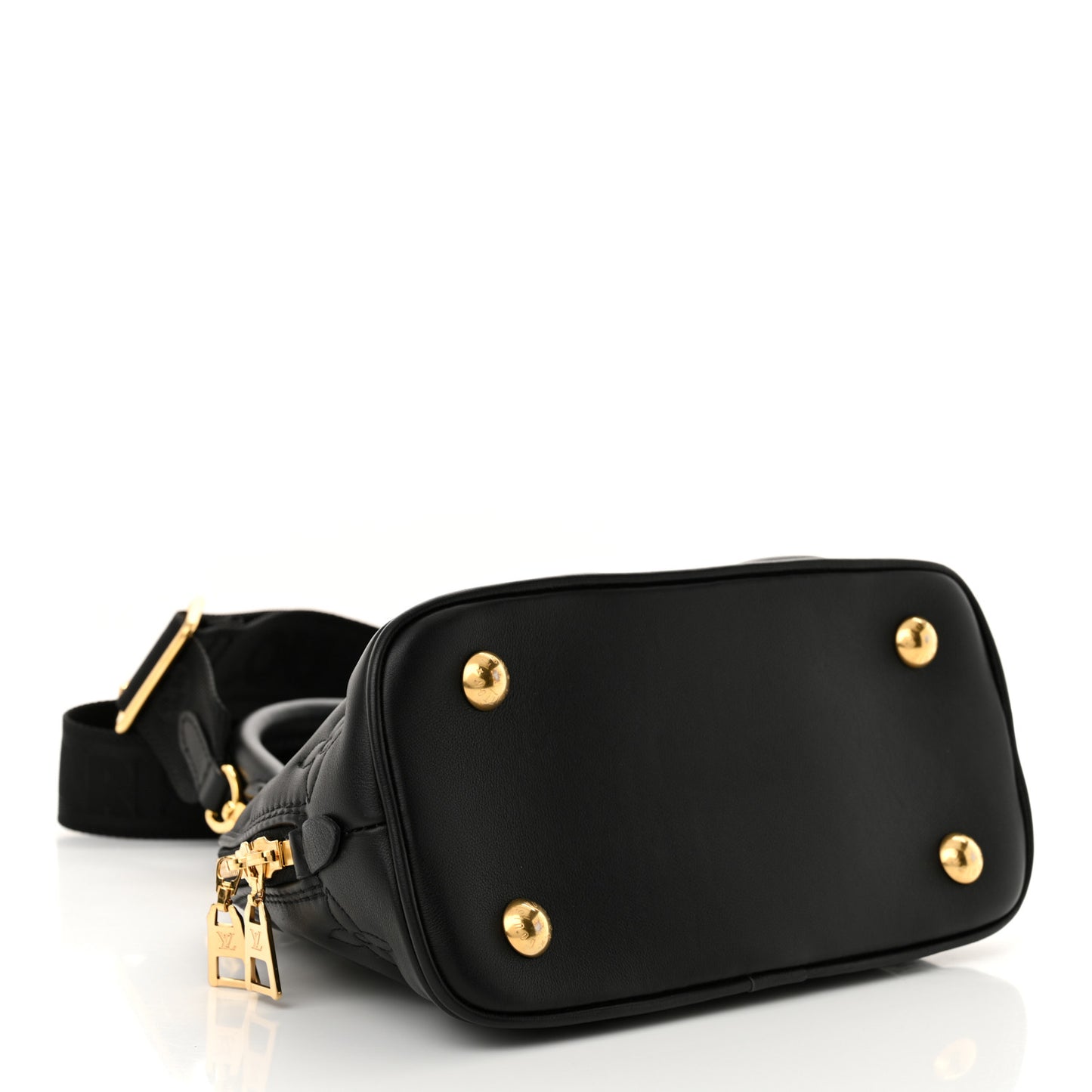 Calfskin Bubblegram Alma BB Black