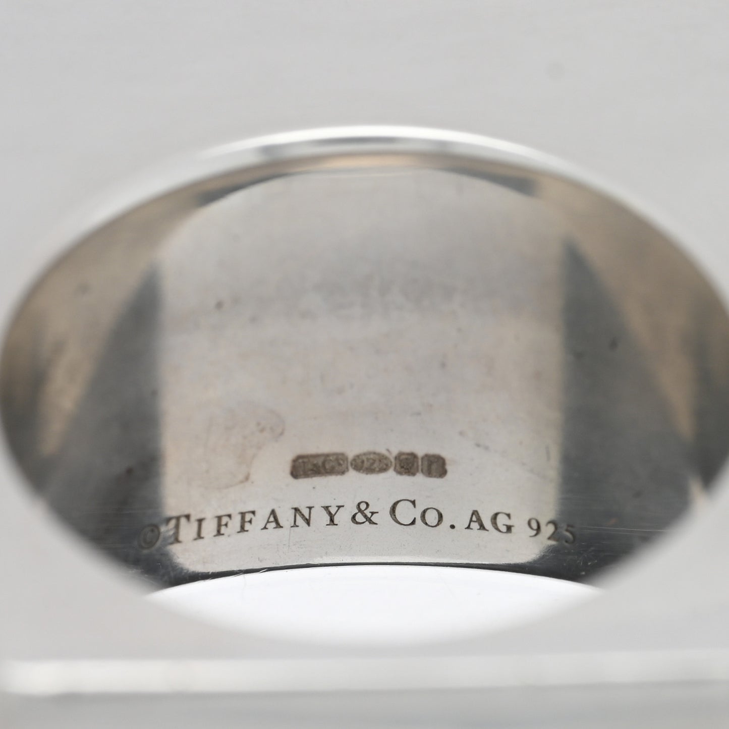 Sterling Silver Out of Retirement Rectangle Ring 54 7