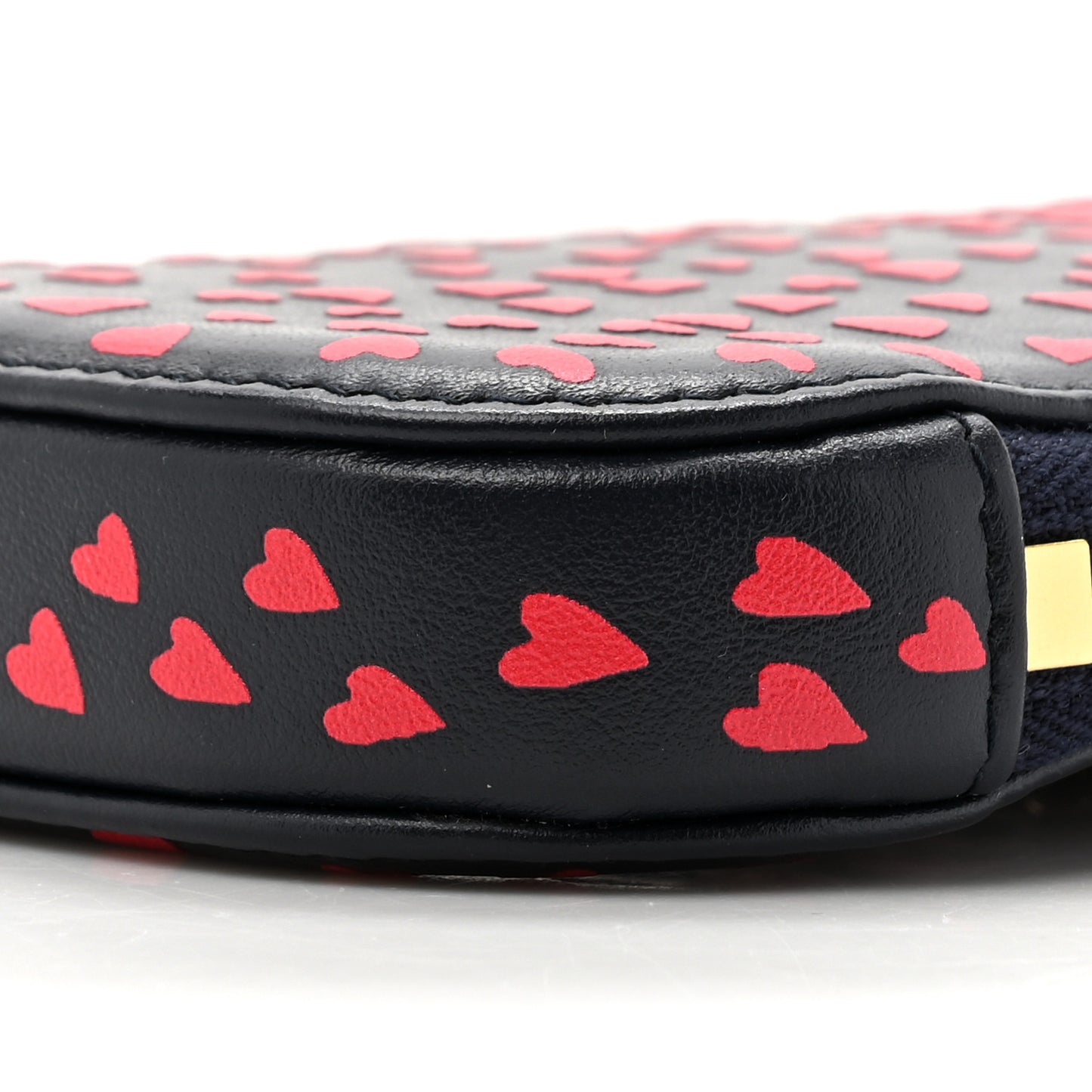 Calfskin I Love Paris Phone Holder Blue Red