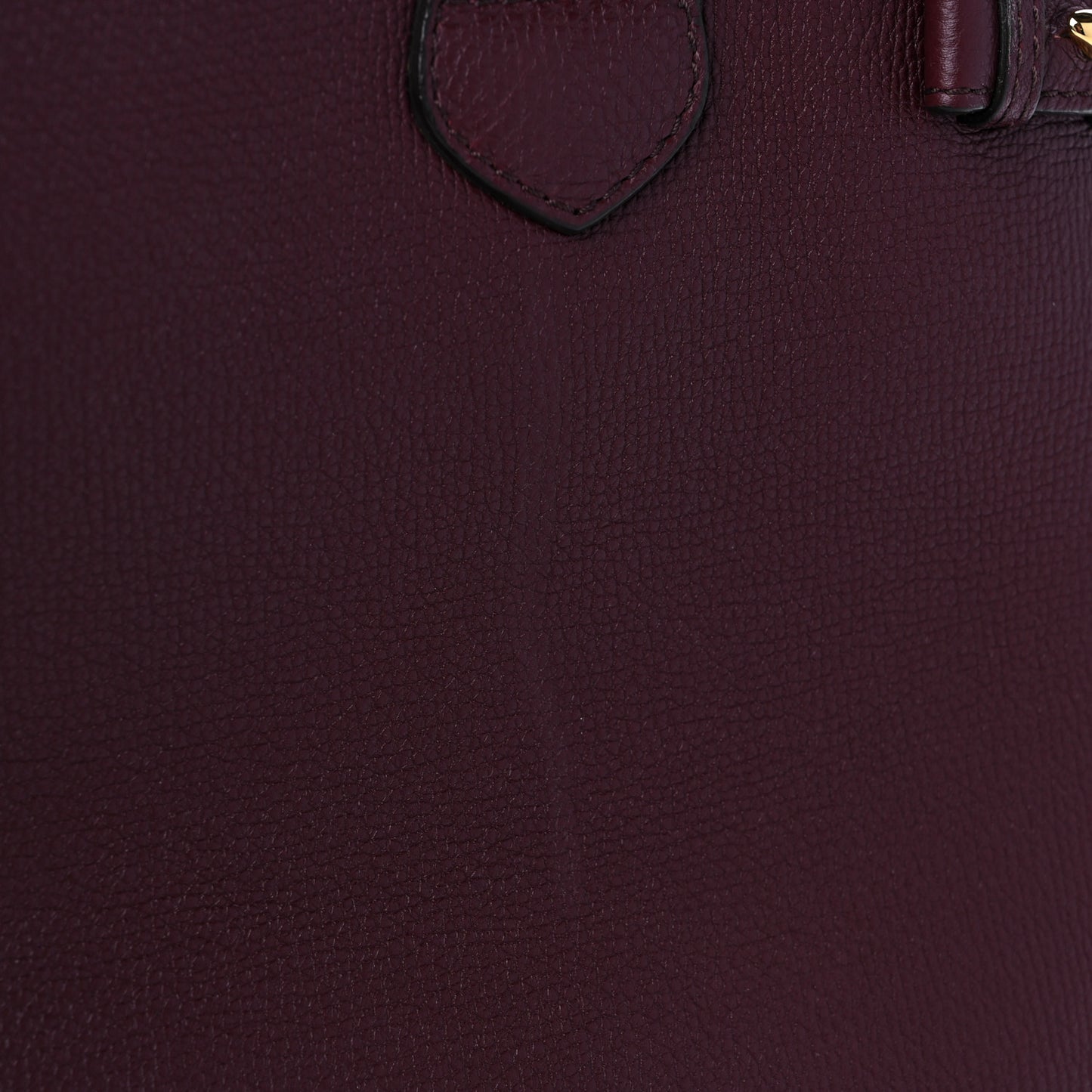 Grainy Calfskin House Check Medium Banner Tote Mahogany Red