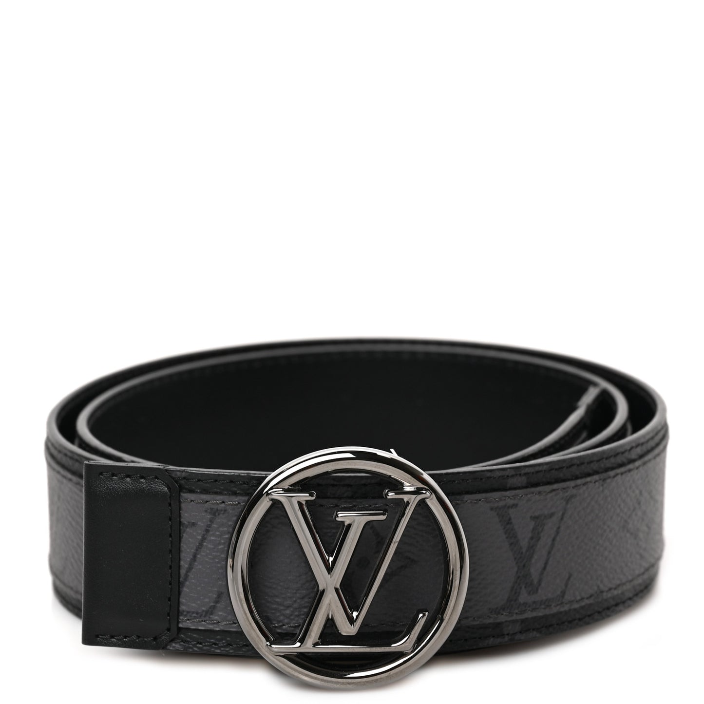 Calfskin Monogram Eclipse 40 mm LV Circle Belt 85 34