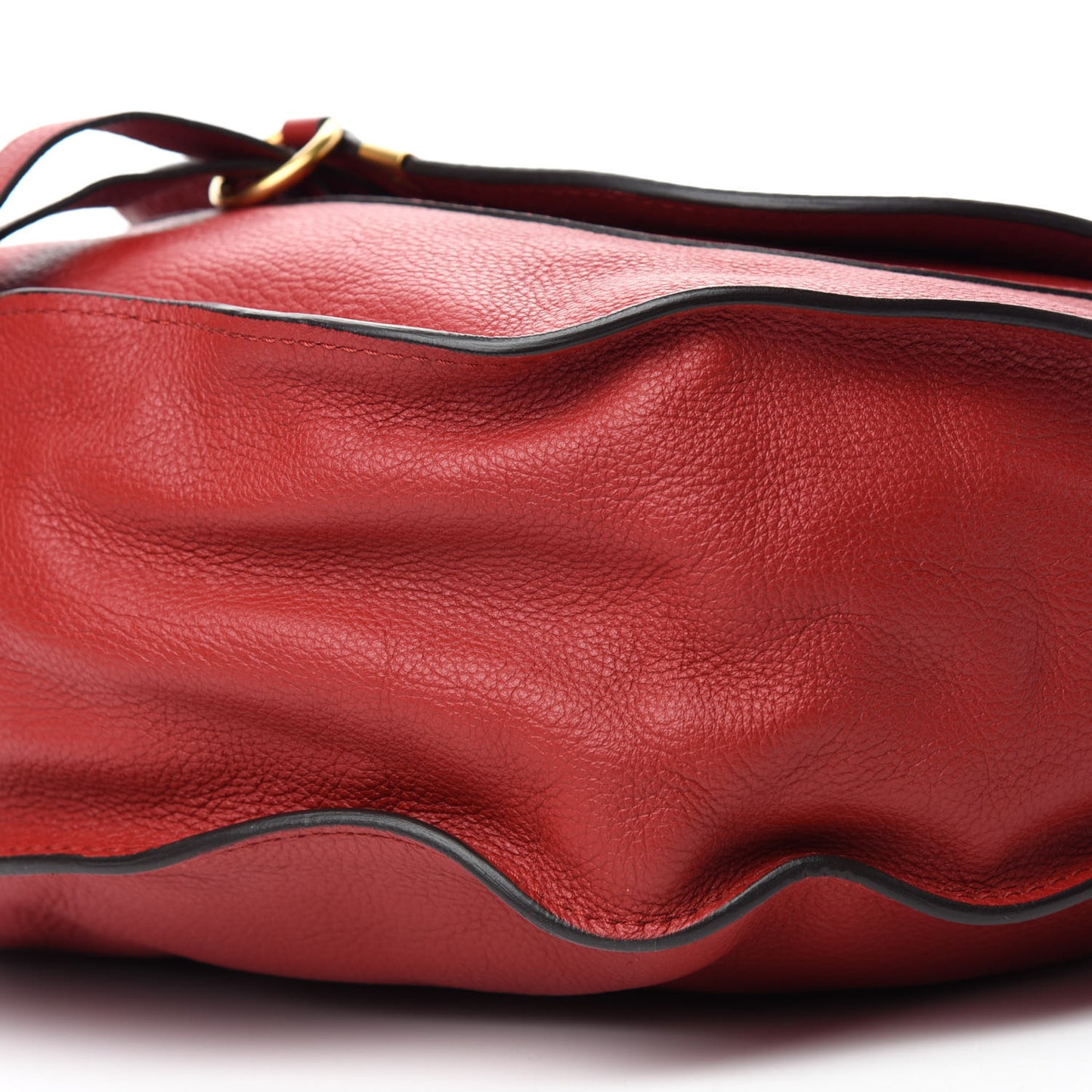 Calfskin Large Marcie Hobo Ruby