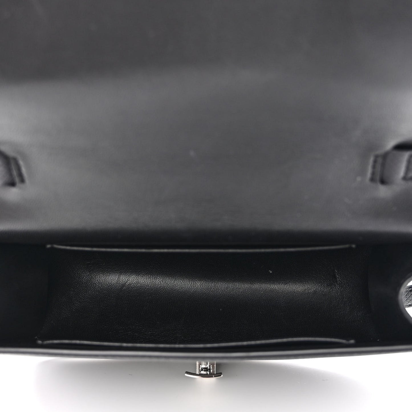 Stamped Saddle Calfskin The Sofia 8.75 Crossbody Black
