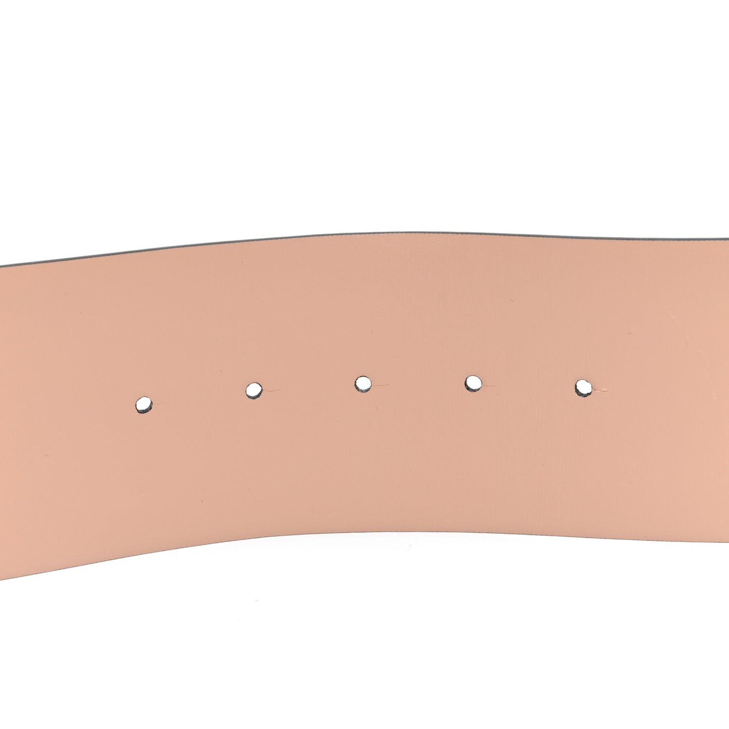 Glossy Calfskin VLogo Reversible 40mm Belt 75 30 Light Ivory Rose Cannelle