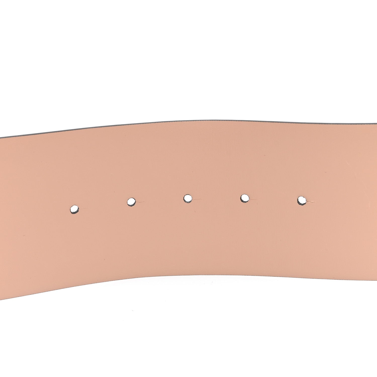 Valentino Garavani Glossy Calfskin VLogo Reversible 40mm Belt 75 30 Light Ivory Rose Cannelle 4 of 4