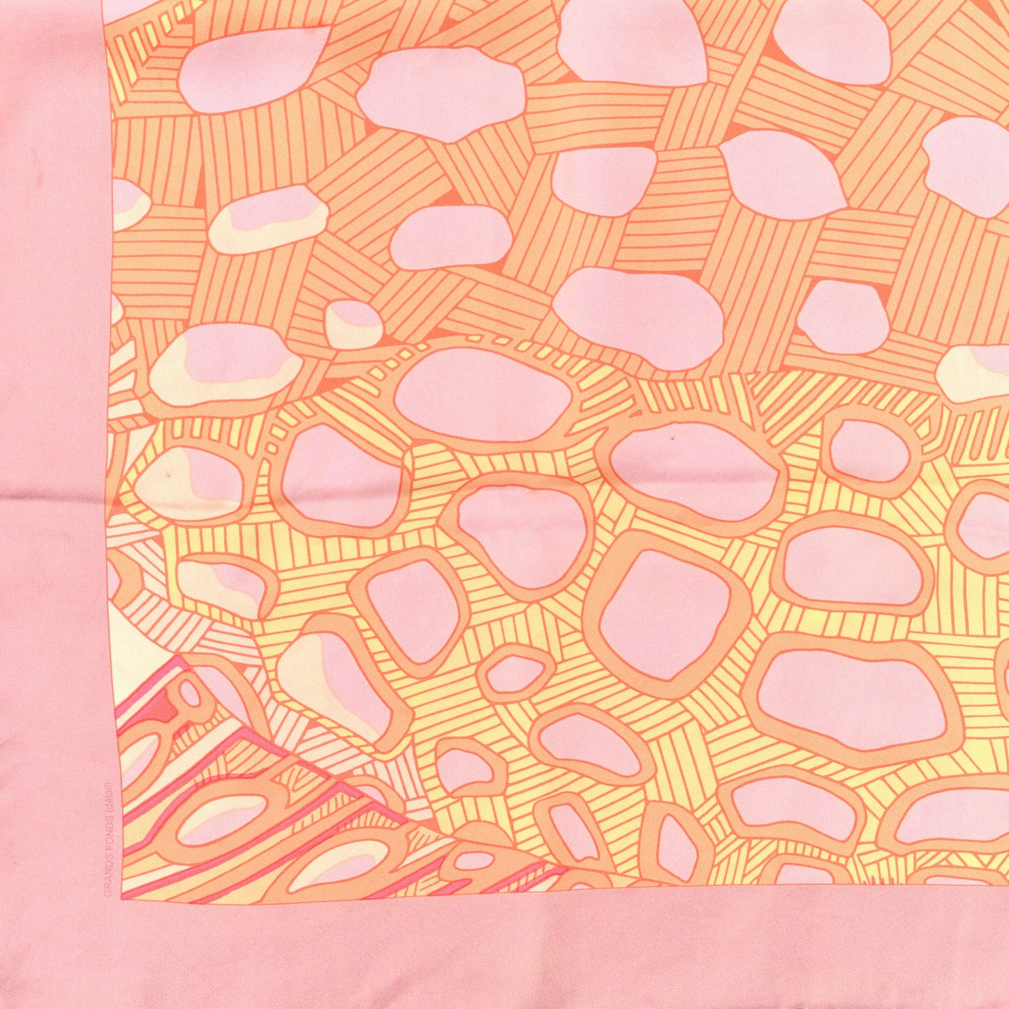 Silk Grands Fonds Detail Scarf 90