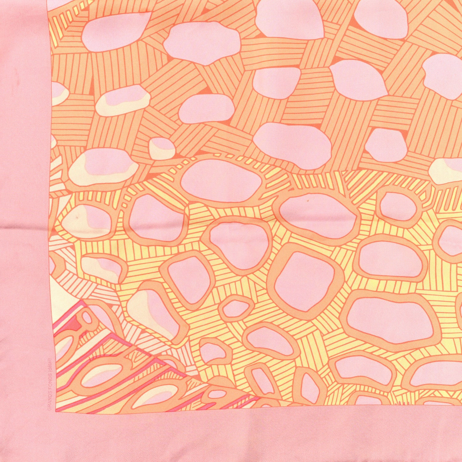 Hermes Silk Grands Fonds Detail Scarf 90 3 of 4