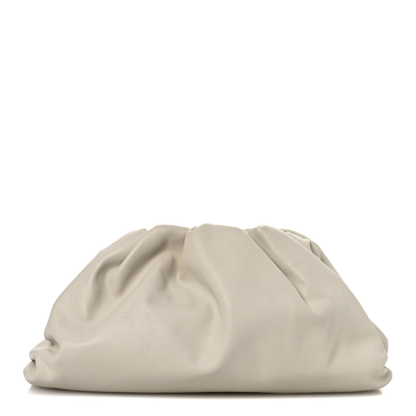 Smooth Butter Calf The Pouch Oversized Clutch Plaster
