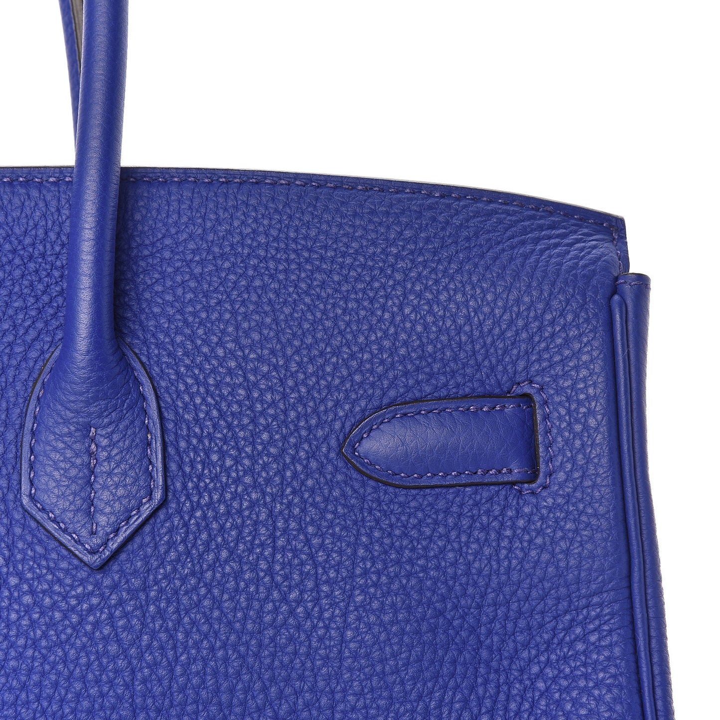 Togo Birkin 35 Bleu Electrique