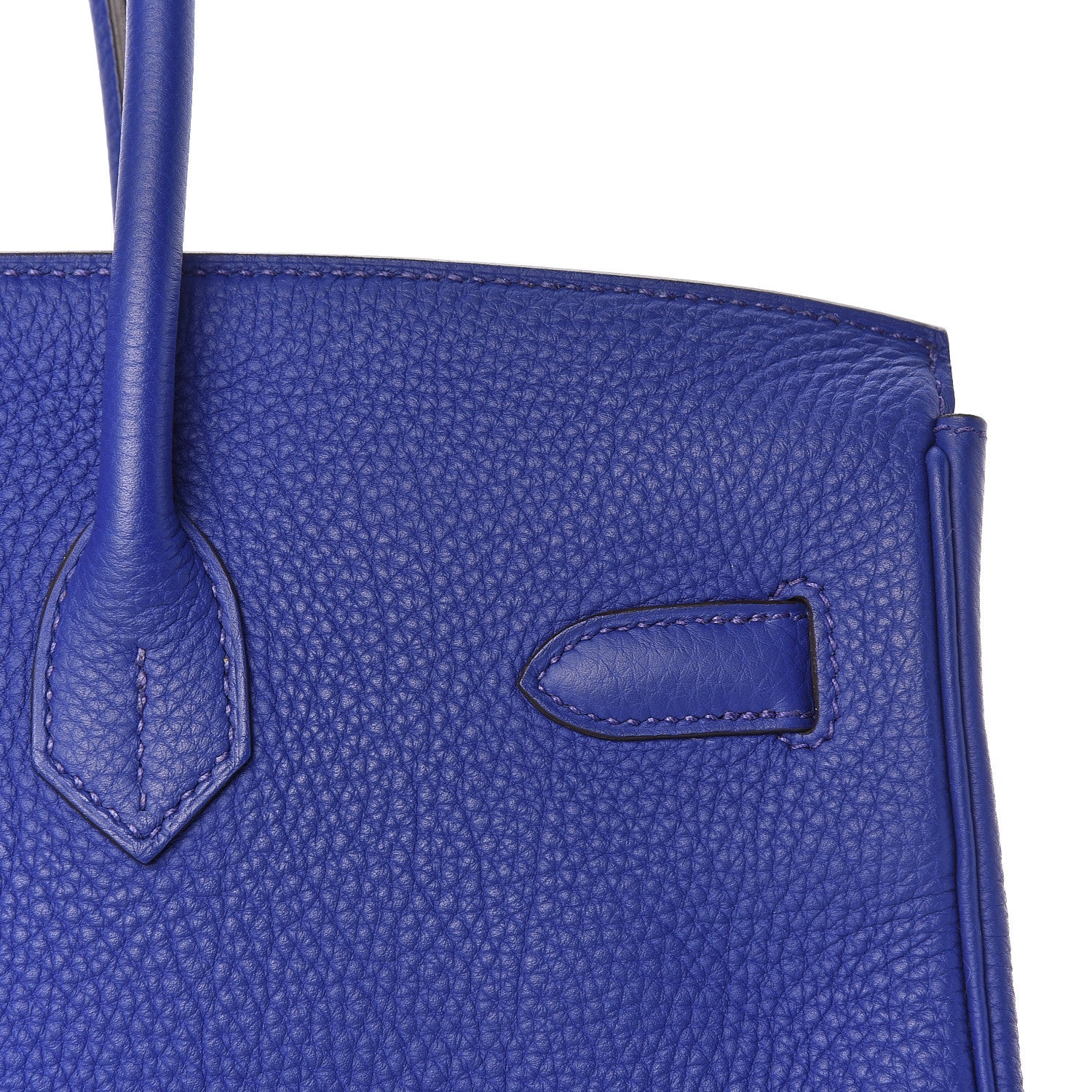 Hermes Togo Birkin 35 Bleu Electrique 10 of 35