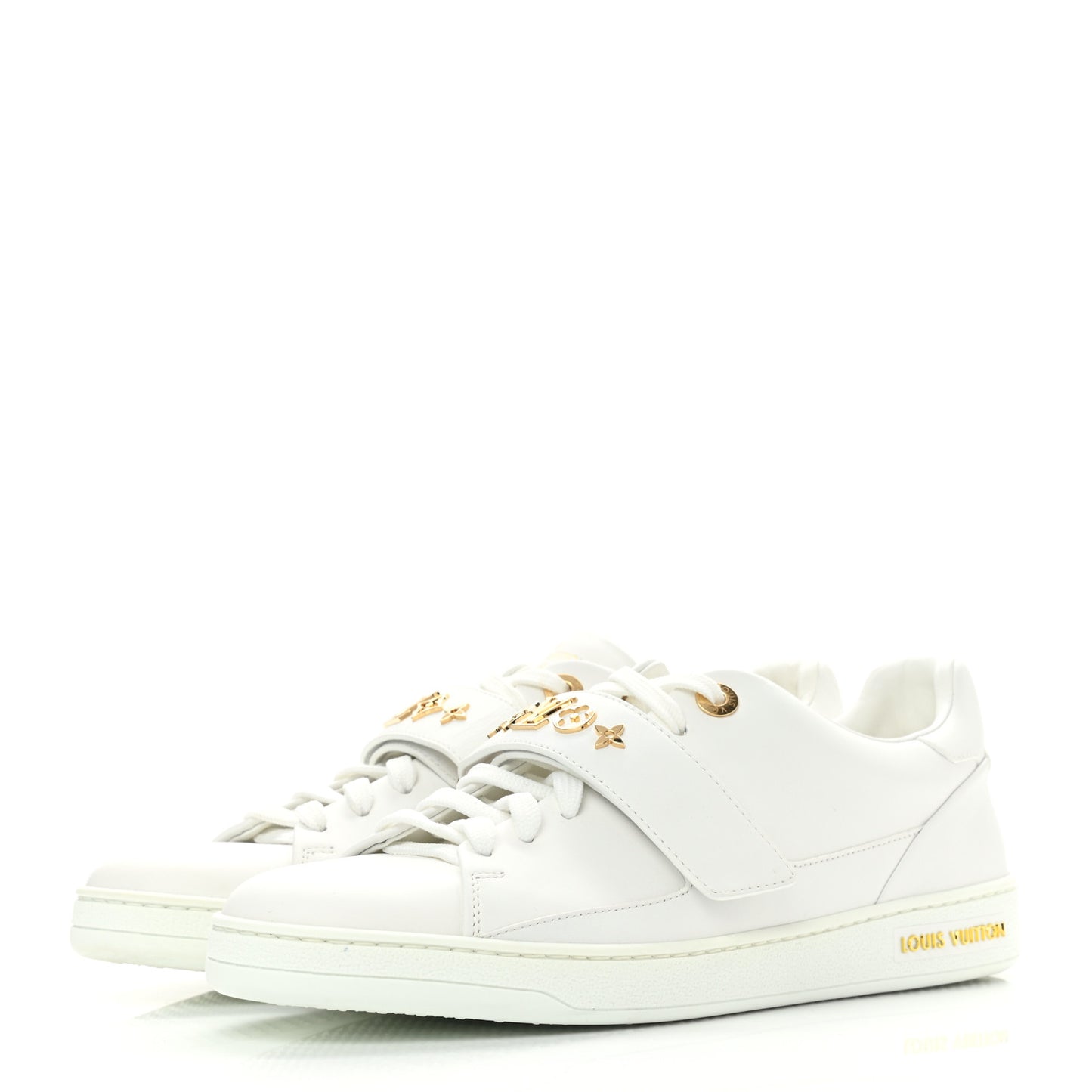 Calfskin Front Row Sneaker 38.5 White
