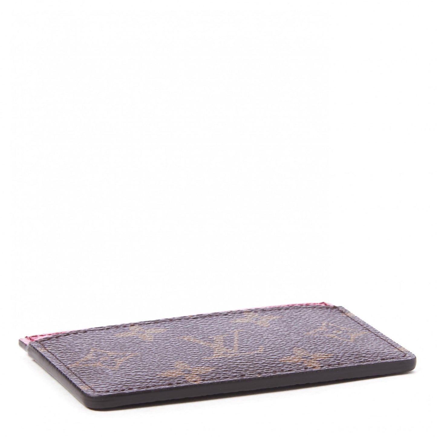 Monogram Card Holder Fuchsia