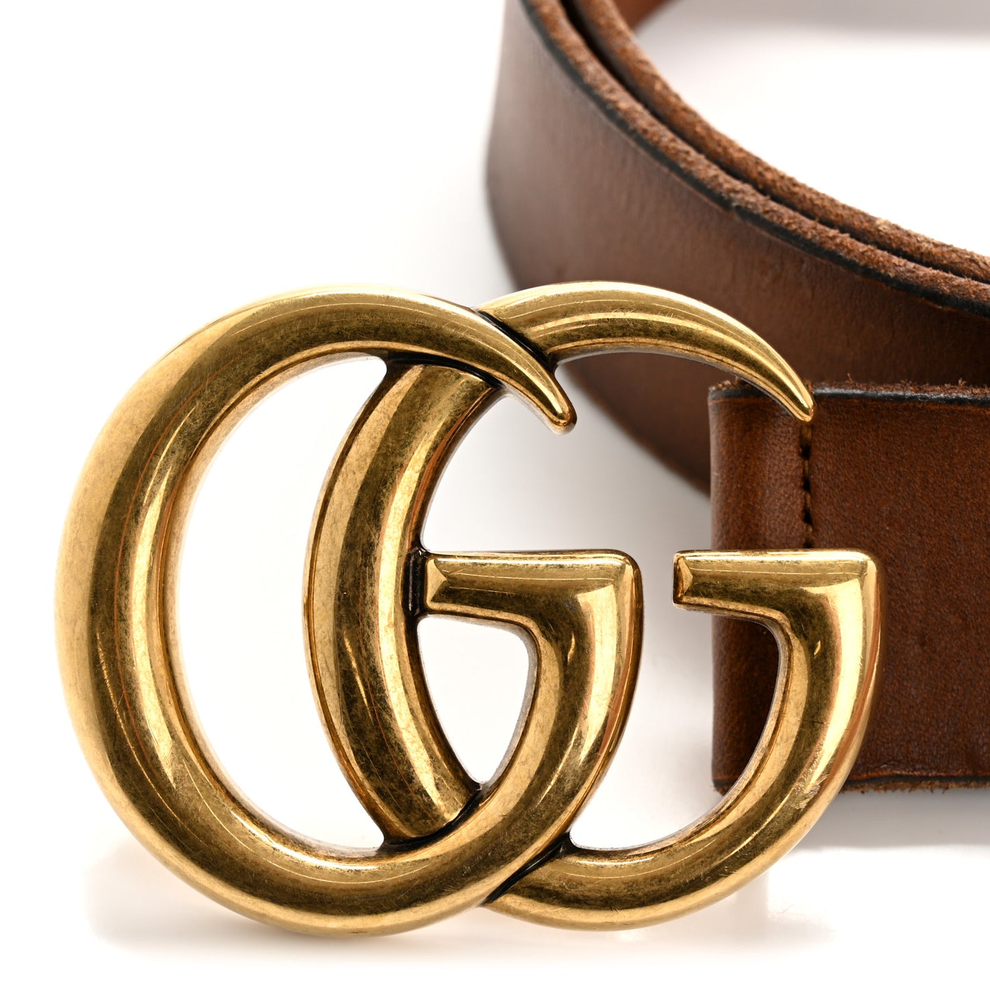 Faded Calfskin Double G 40mm Belt 100 40 Cuir